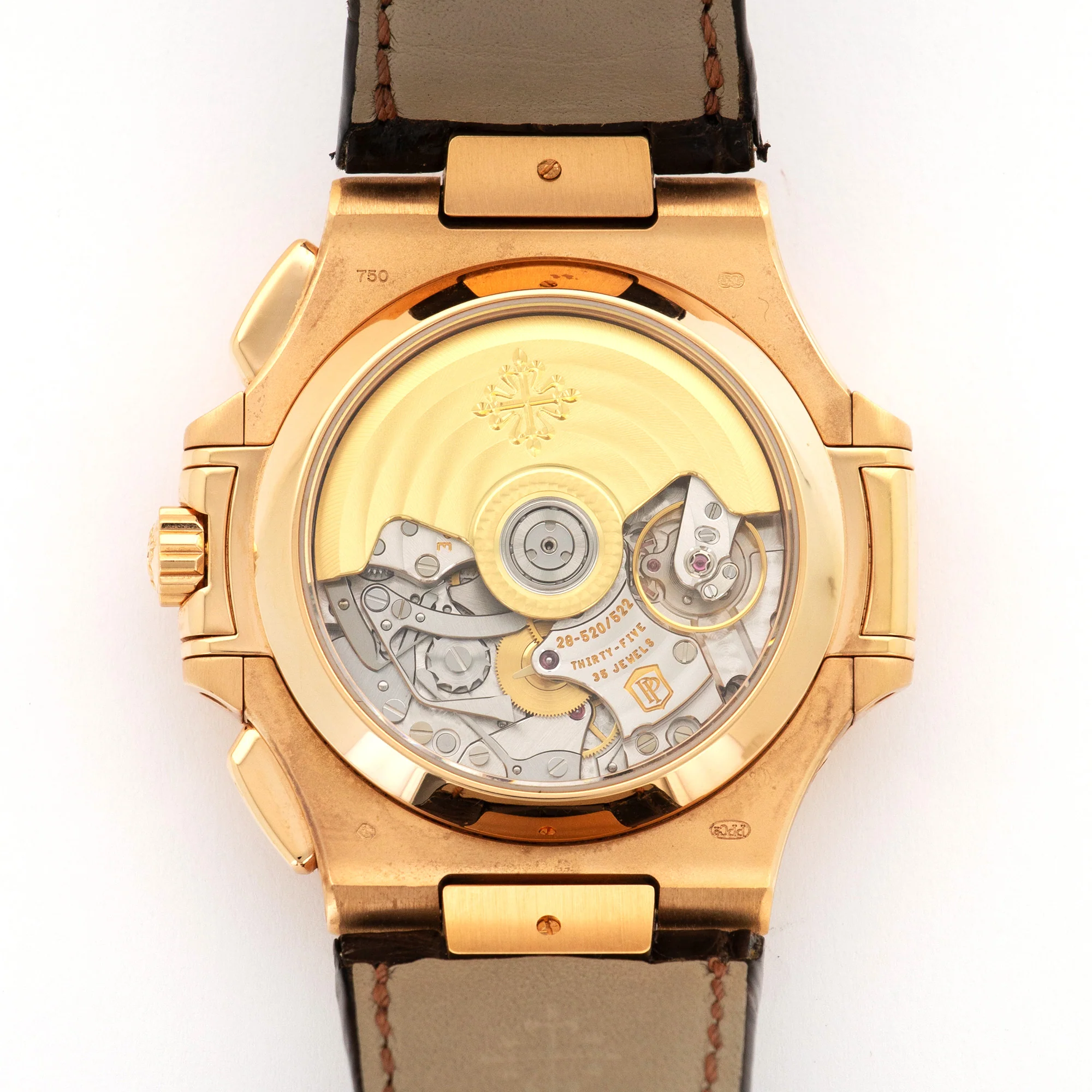 Patek Philippe Rose Gold Nautilus Chronograph Watch Ref. 5980 - Image 4