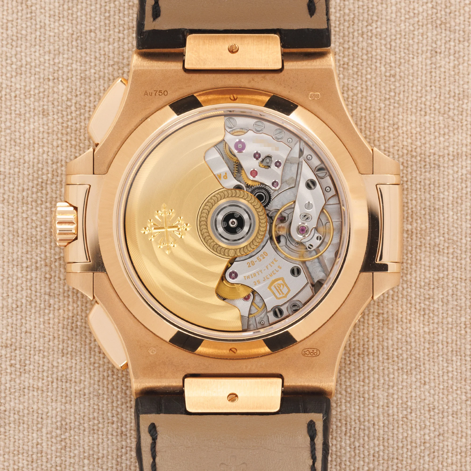 Patek Philippe Rose Gold Nautilus Ruby Watch Ref. 5980 - Image 3