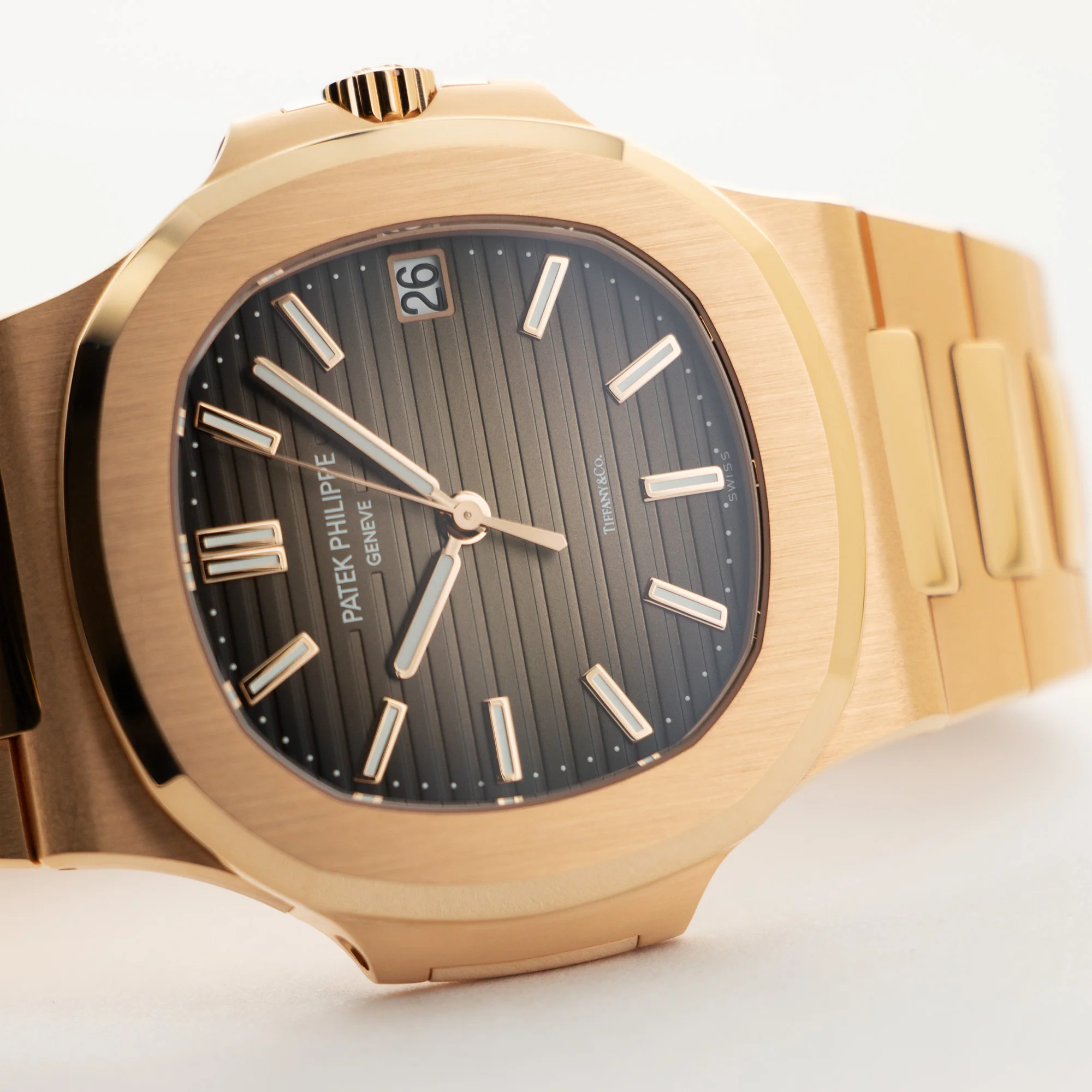 Patek Philippe Rose Gold Nautilus Tiffany & Co. Watch Ref. 5711 - Image 3