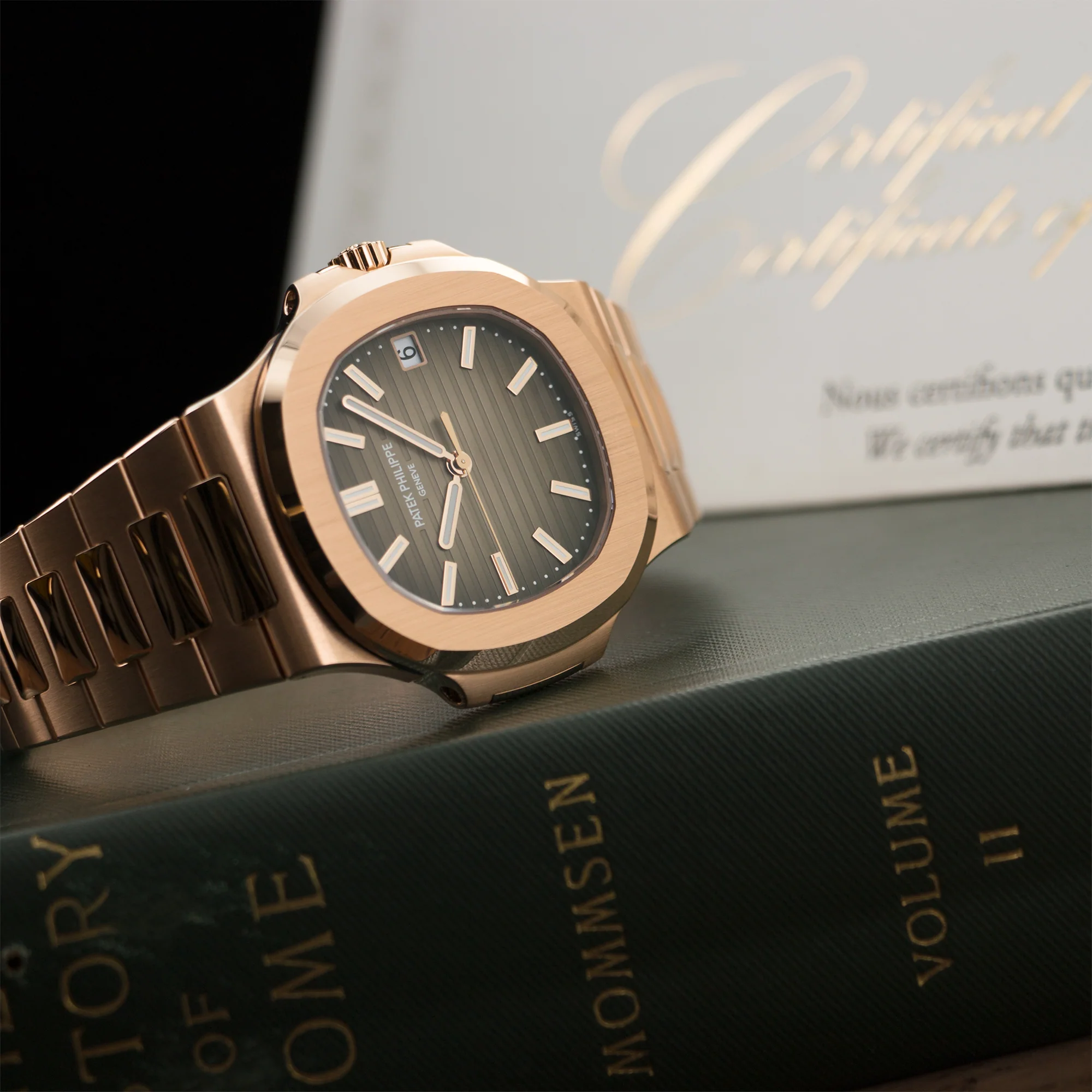 Patek Philippe Rose Gold Nautilus Watch Ref. 5711/1R - Image 5