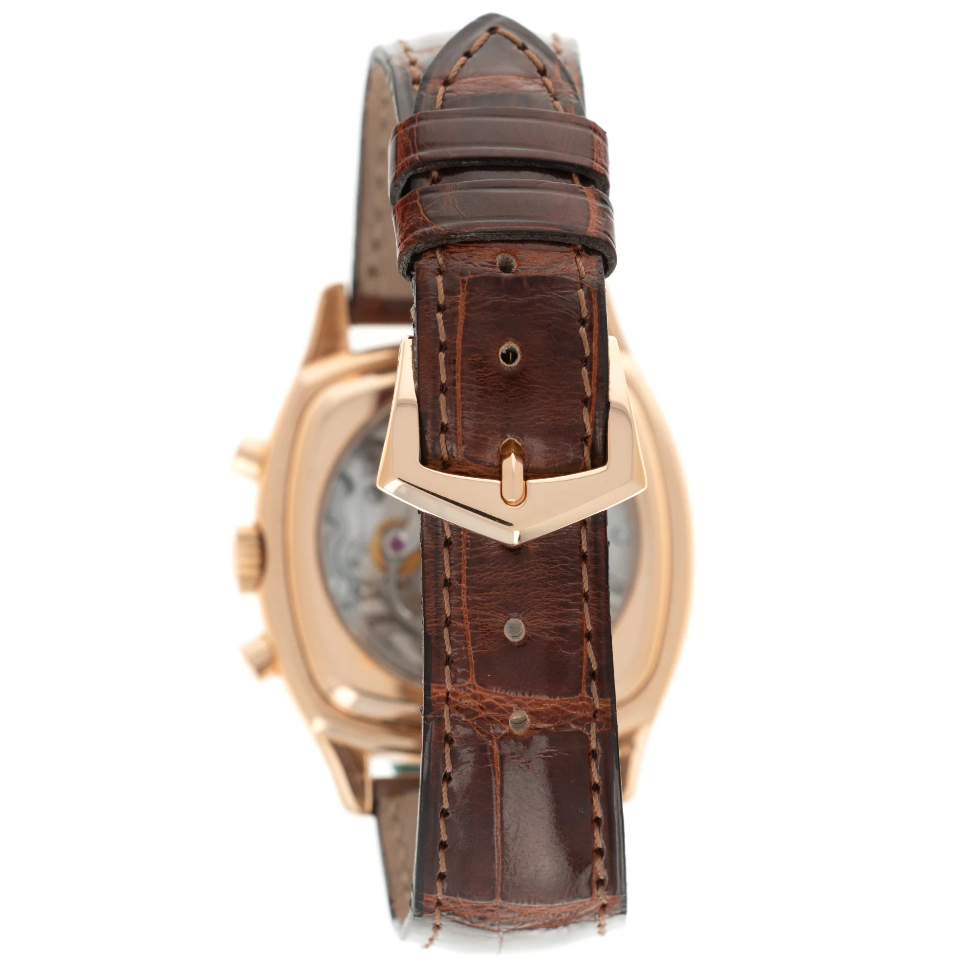 Patek Philippe Rose Gold Perpetual Calendar Chrono Watch Ref. 5020 - Image 9