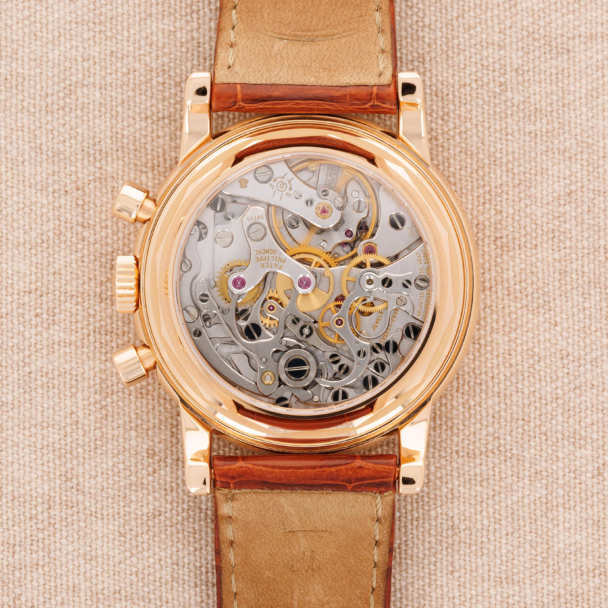Patek Philippe Rose Gold Perpetual Calendar Chronograph Ref. 3970 - Image 3