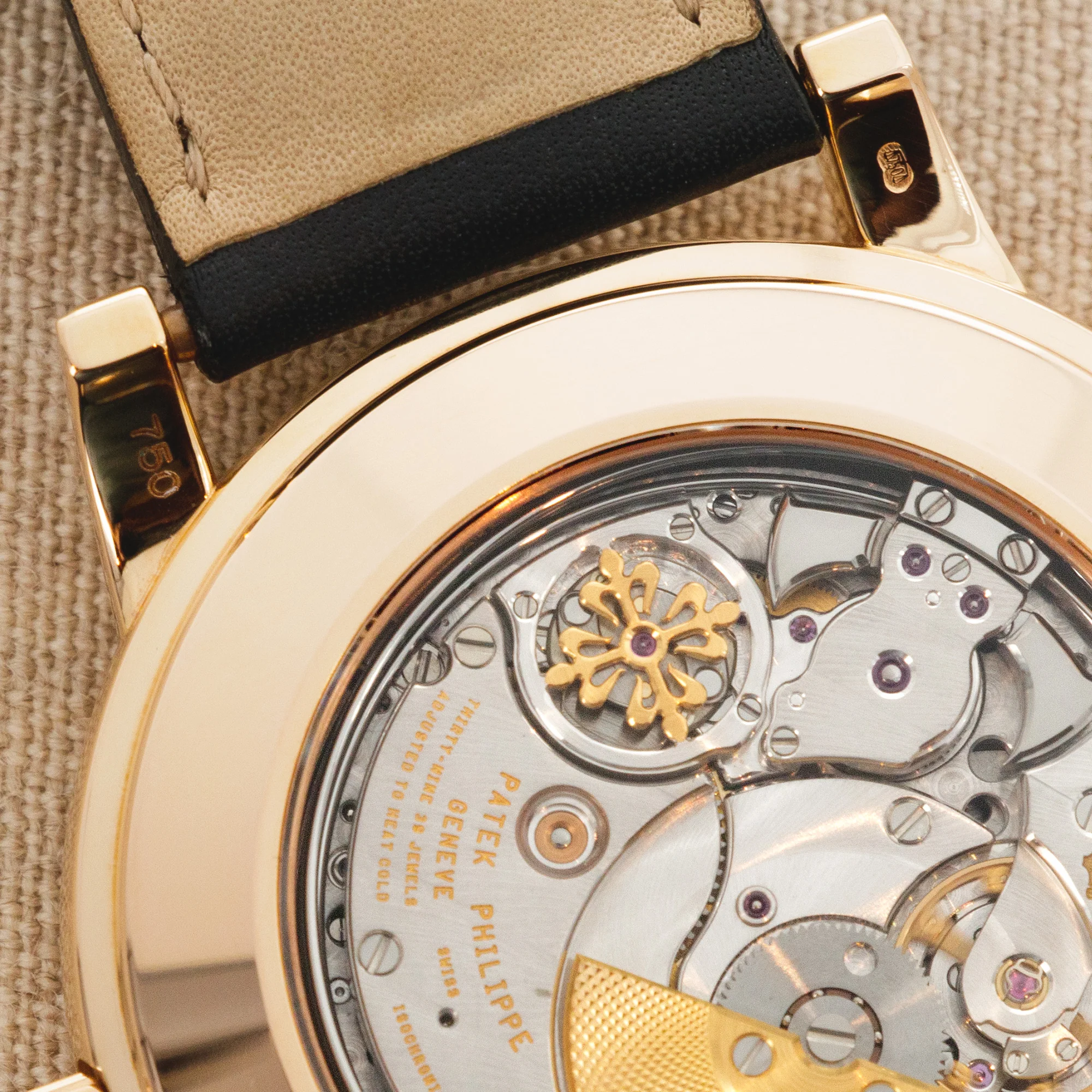 Patek Philippe Rose Gold Perpetual Calendar Minute Repeater Watch Ref. 5074 - Image 6