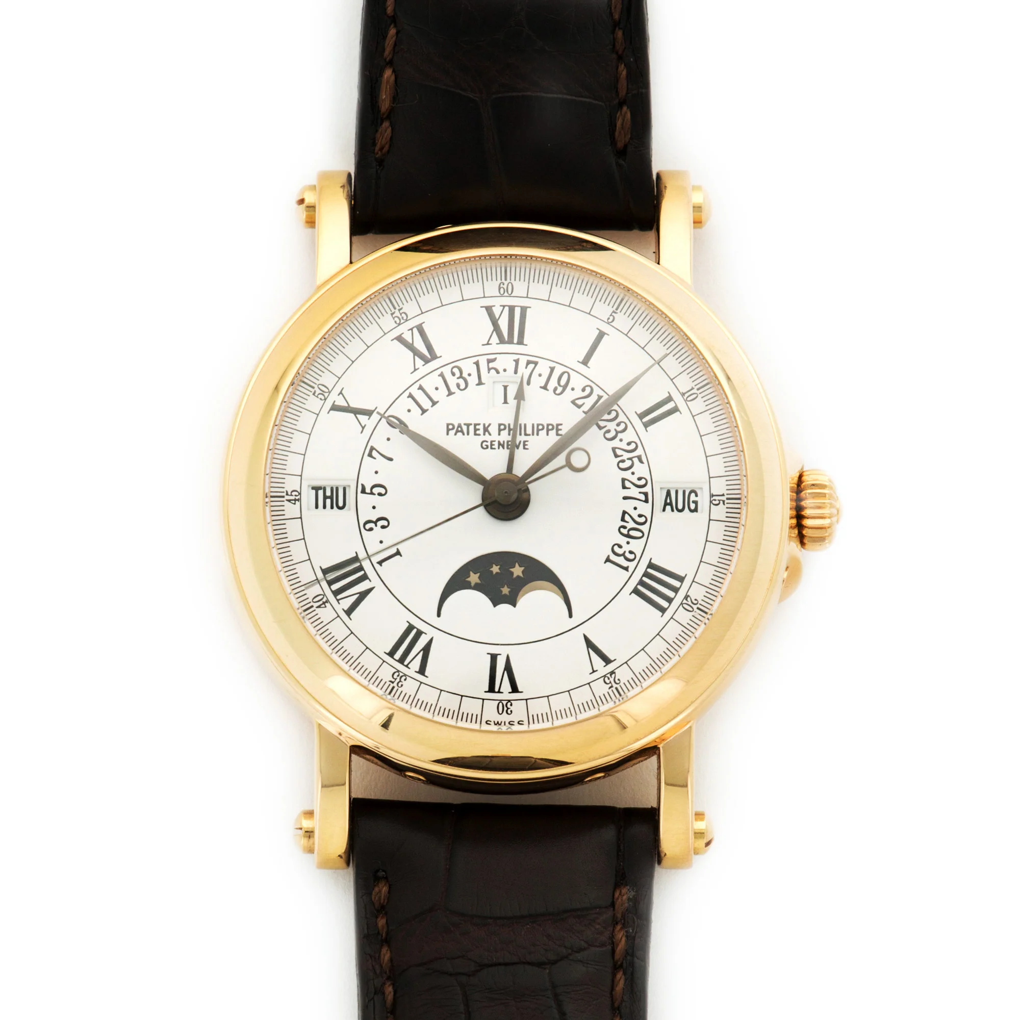 Patek Philippe Rose Gold Perpetual Calendar Retrograde Watch Ref. 5059