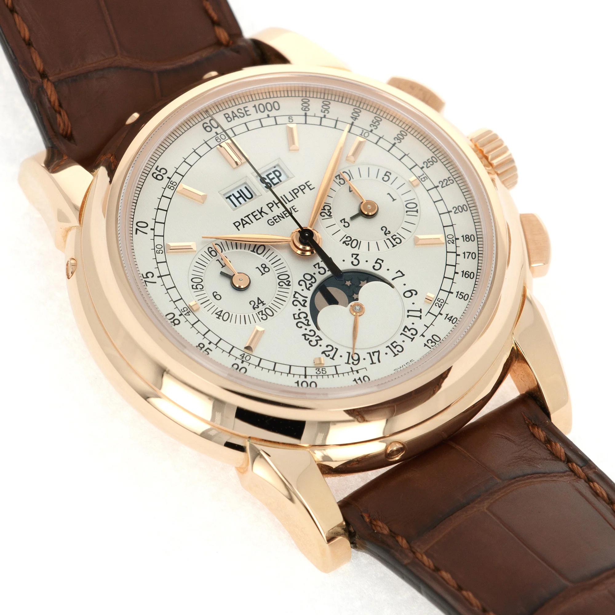 Patek Philippe Rose Gold Perpetual Calendar Watch Ref. 5970 - Image 3