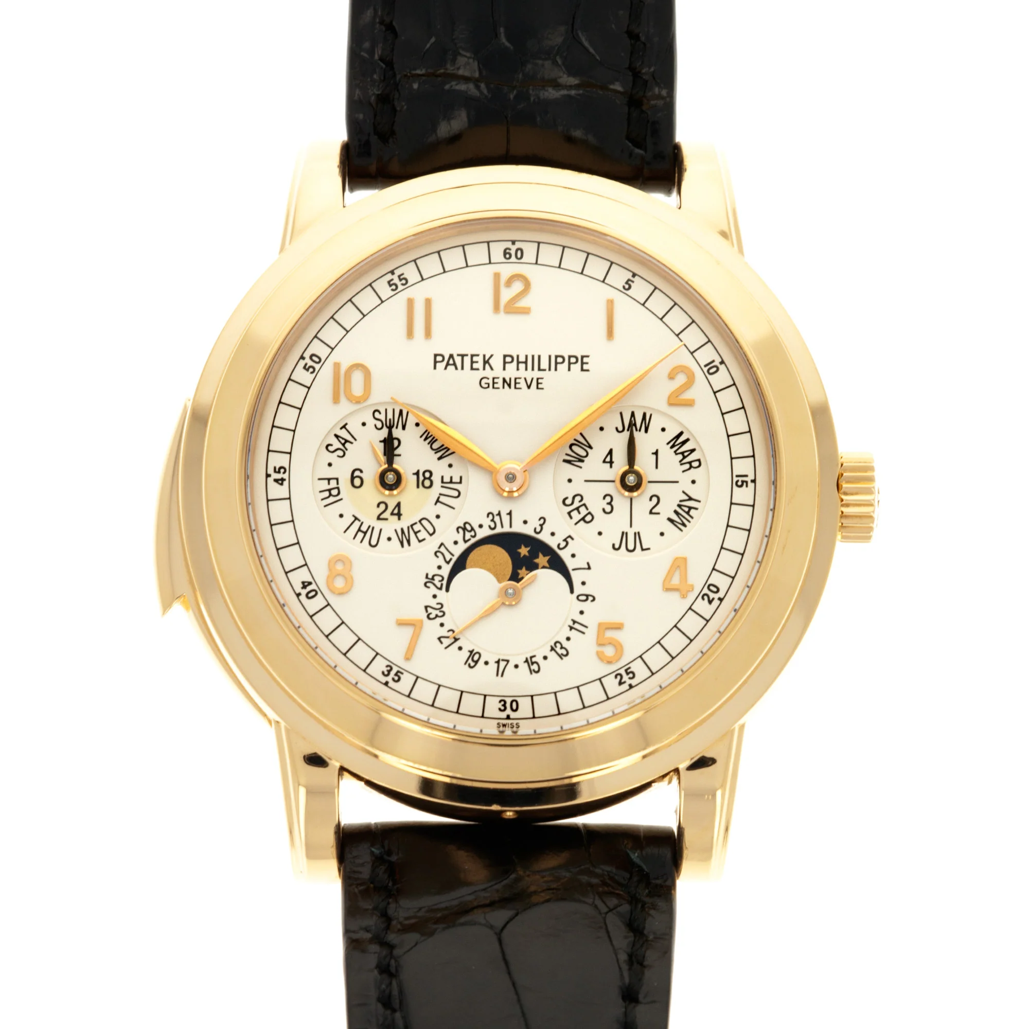 Patek Philippe Rose Gold Perpetual Minute Repeater Watch Ref. 5074, Double Sealed