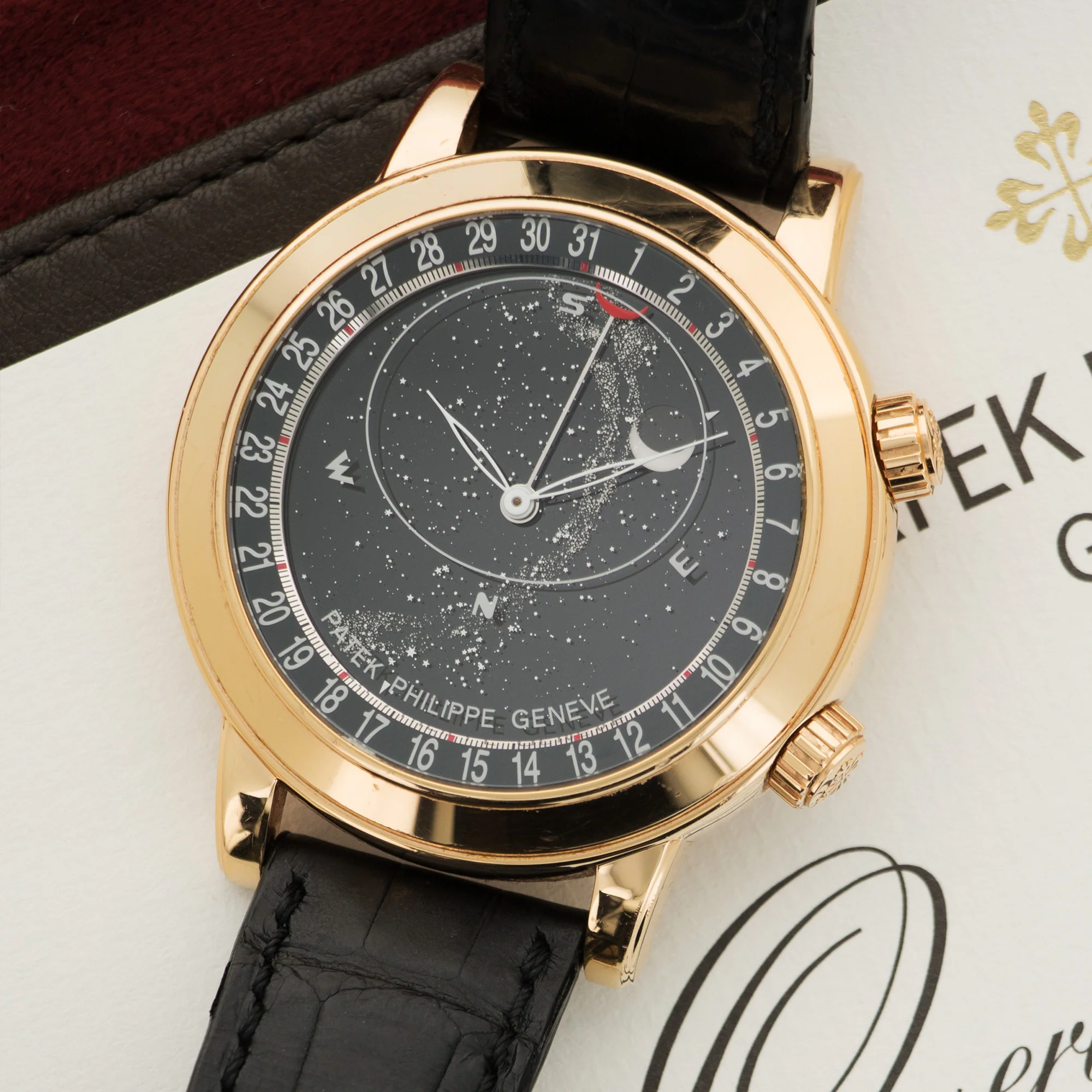 Patek Philippe Rose Gold Sky Moon Celestial Watch Ref. 6102 - Image 2