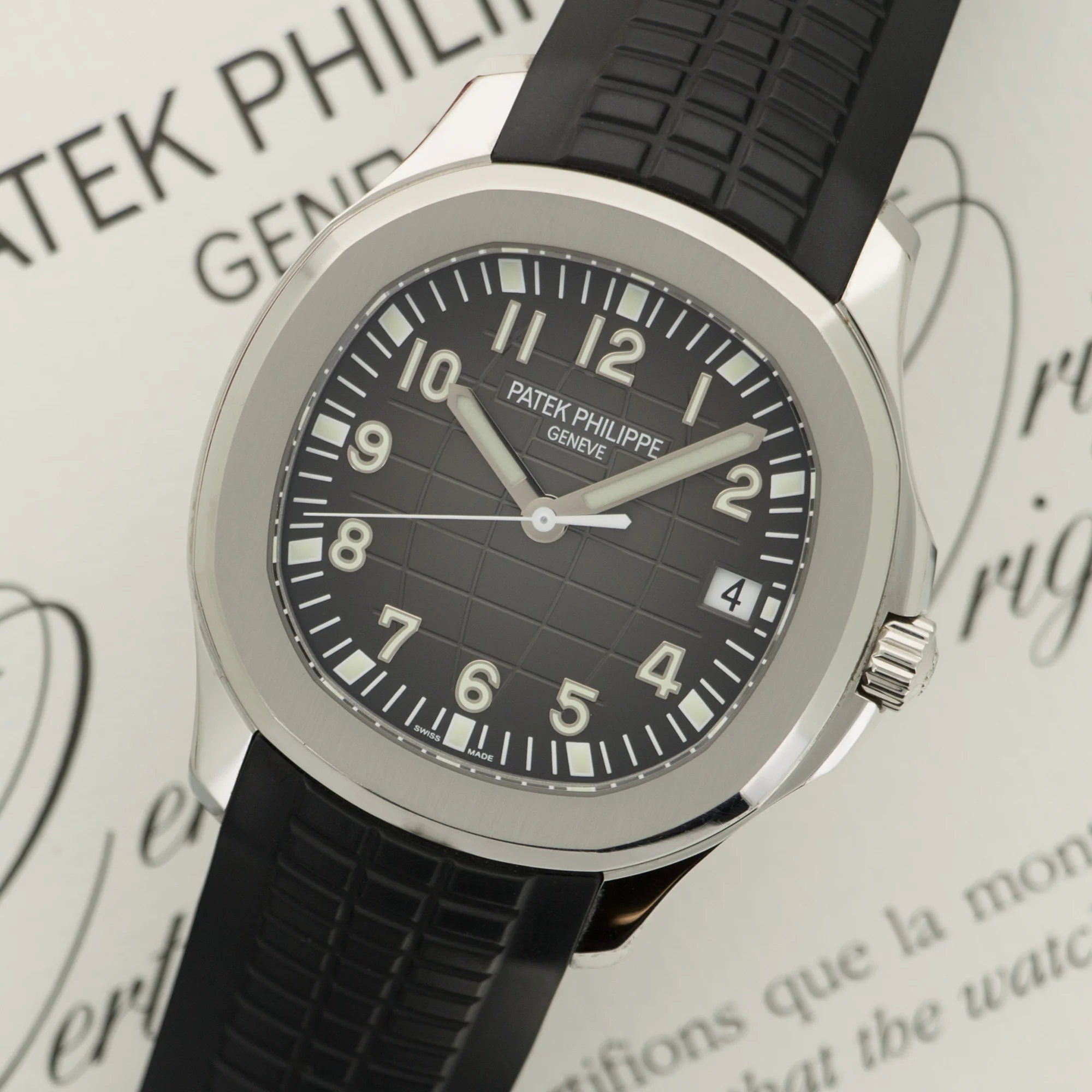 Patek Philippe Stainless Steel Aquanaut Jumbo Watch Ref. 5167 - Image 2