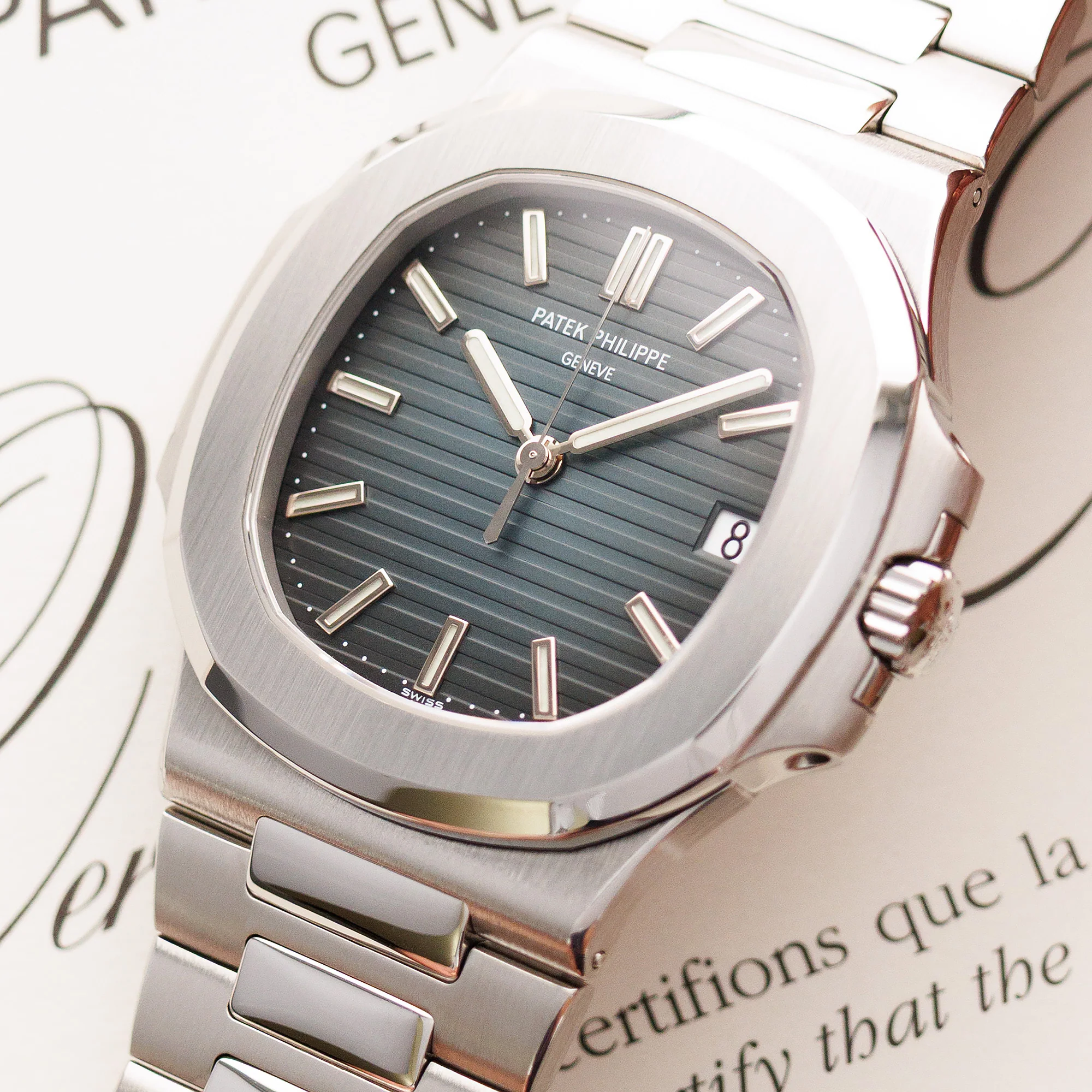 Patek Philippe Steel 5711 First Serial 2006 Complete Retail Ready - Image 2
