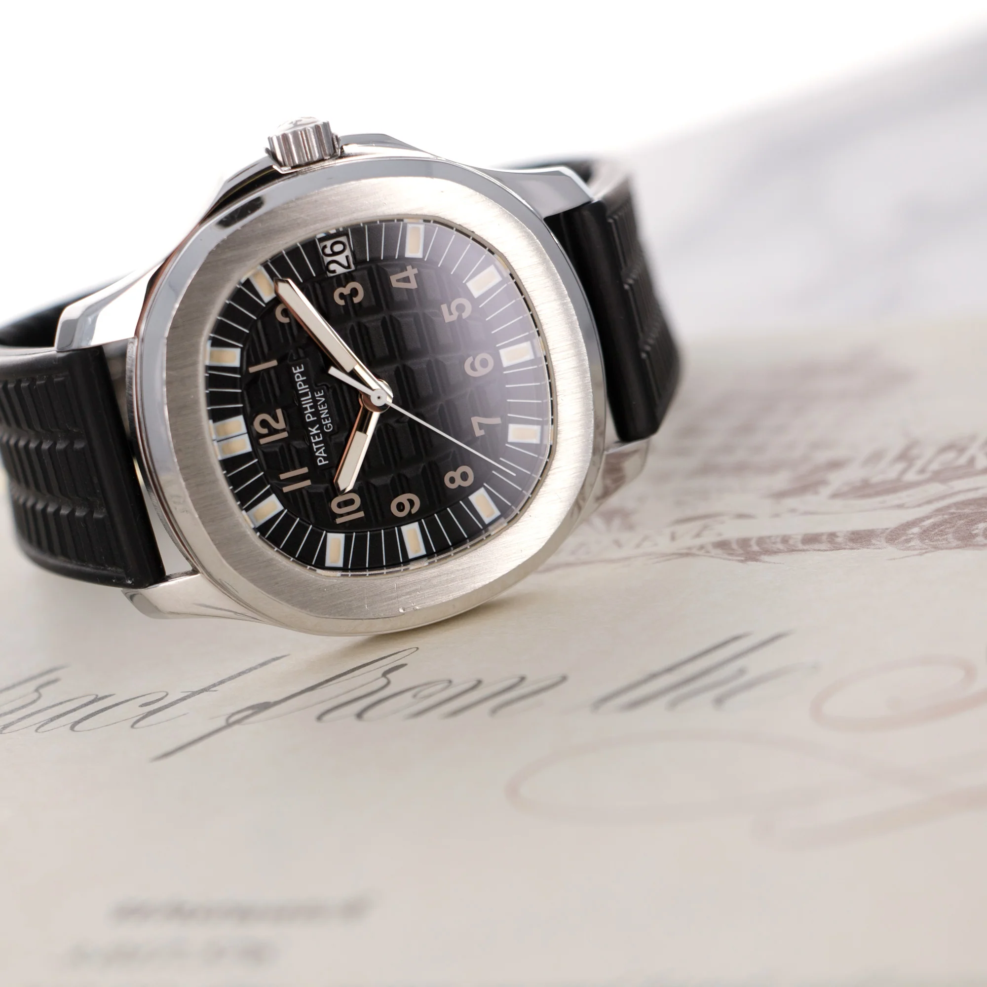 Patek Philippe Steel Aquanaut Jumbo Watch Ref. 5065 - Image 6