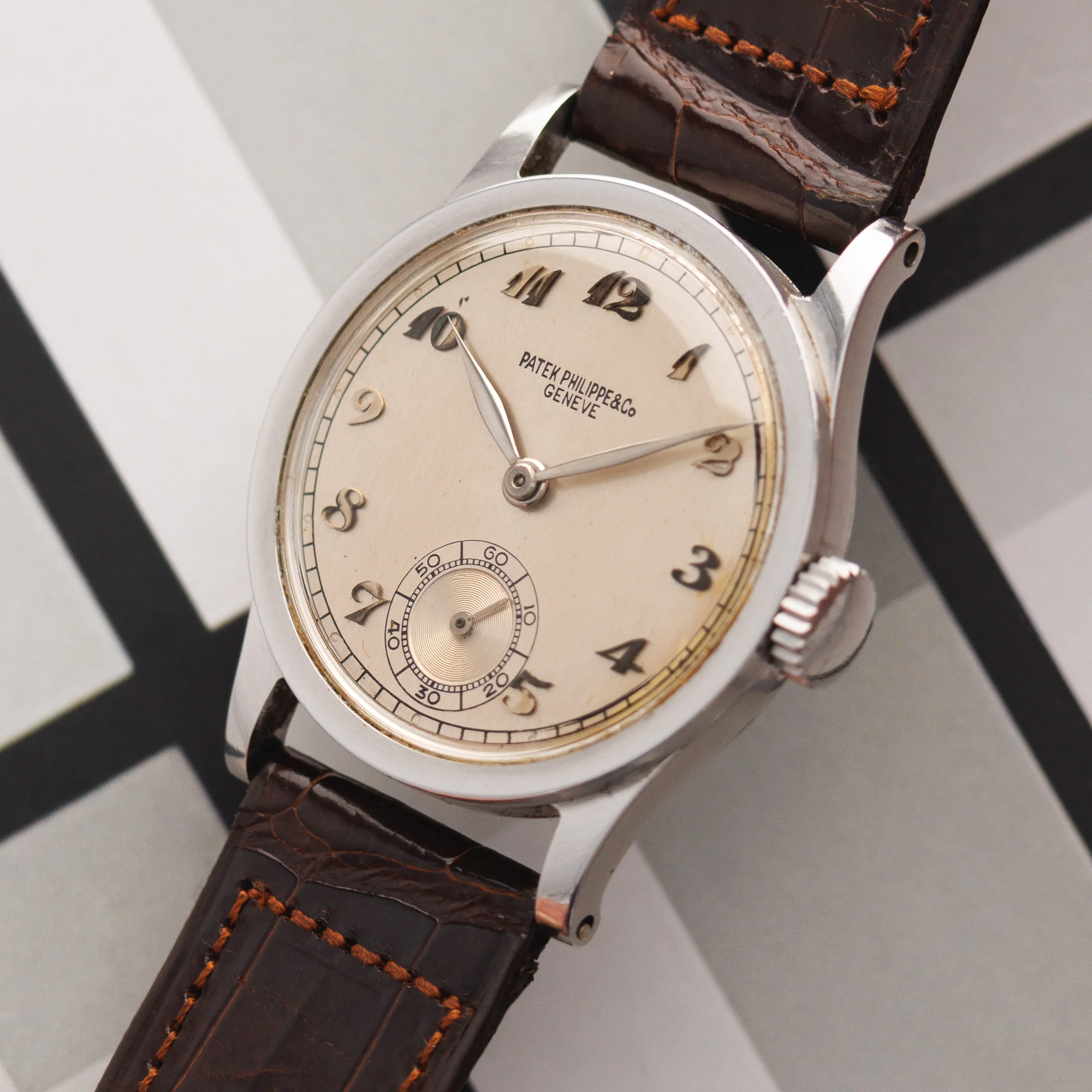 Patek Philippe Steel Calatrava Breguet Numerals Ref. 96 - Image 2