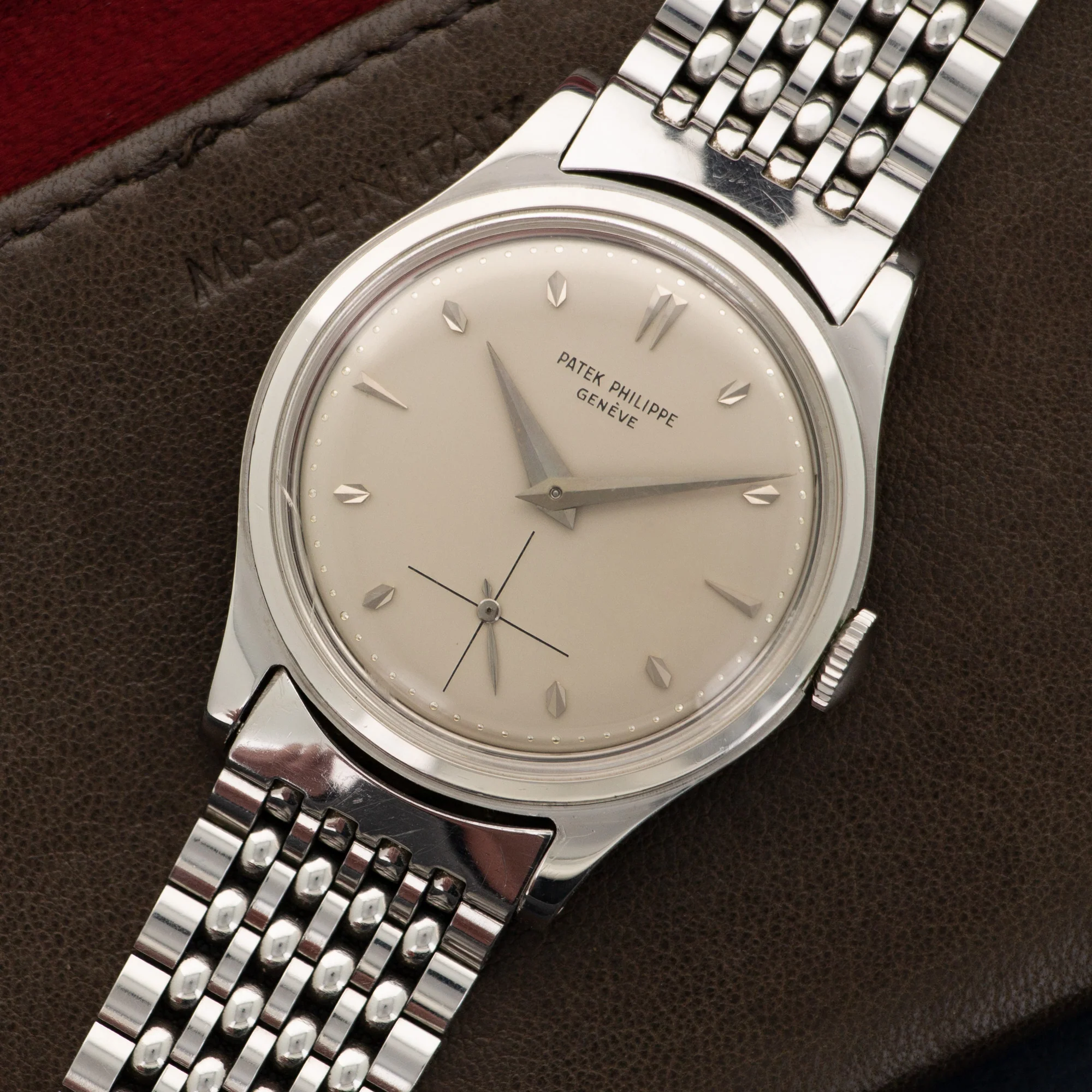 Patek Philippe Steel Calatrava Watch Ref. 2509 - Image 2