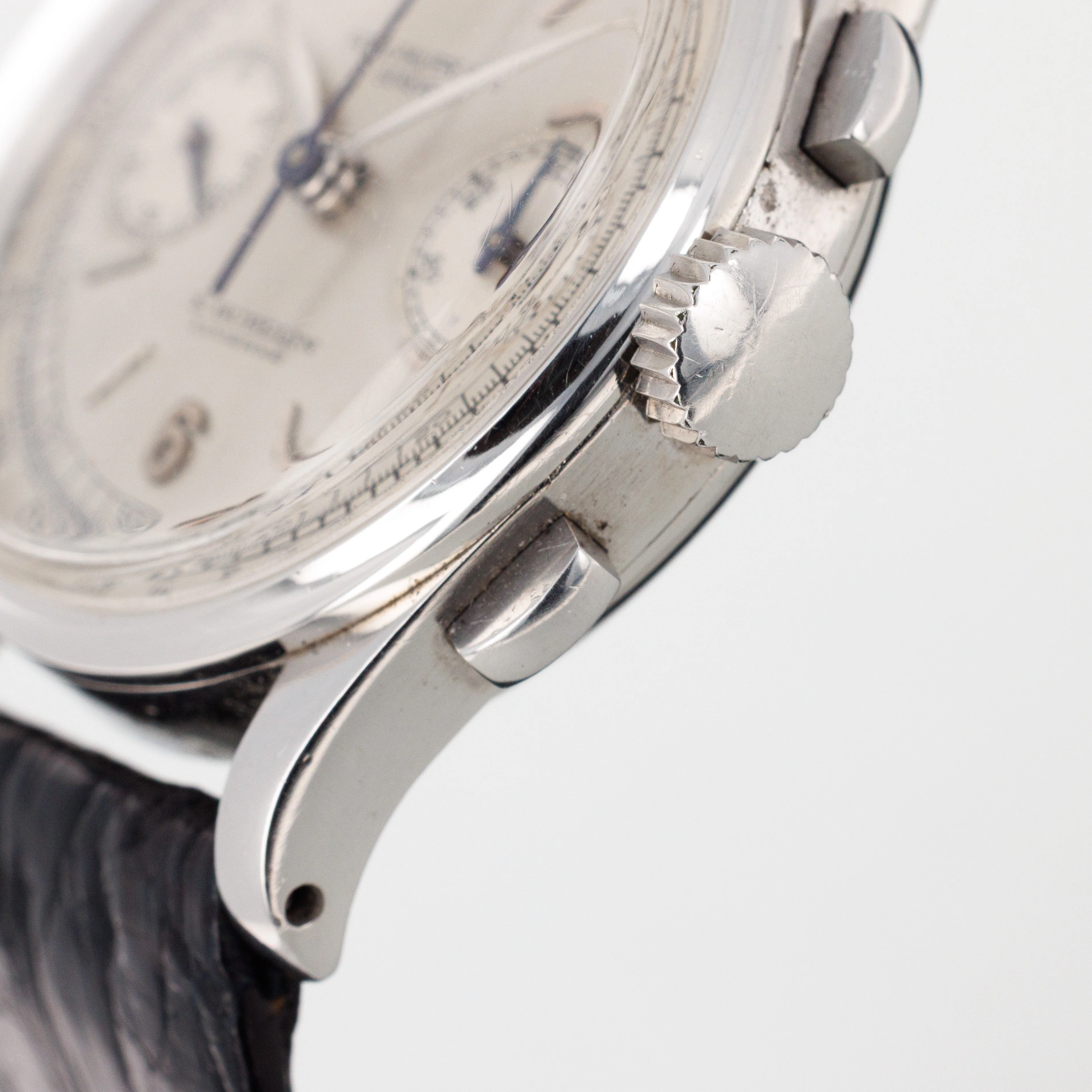 Patek Philippe Steel Chronograph Ref. 130, Retailed by Gubelin - Image 7