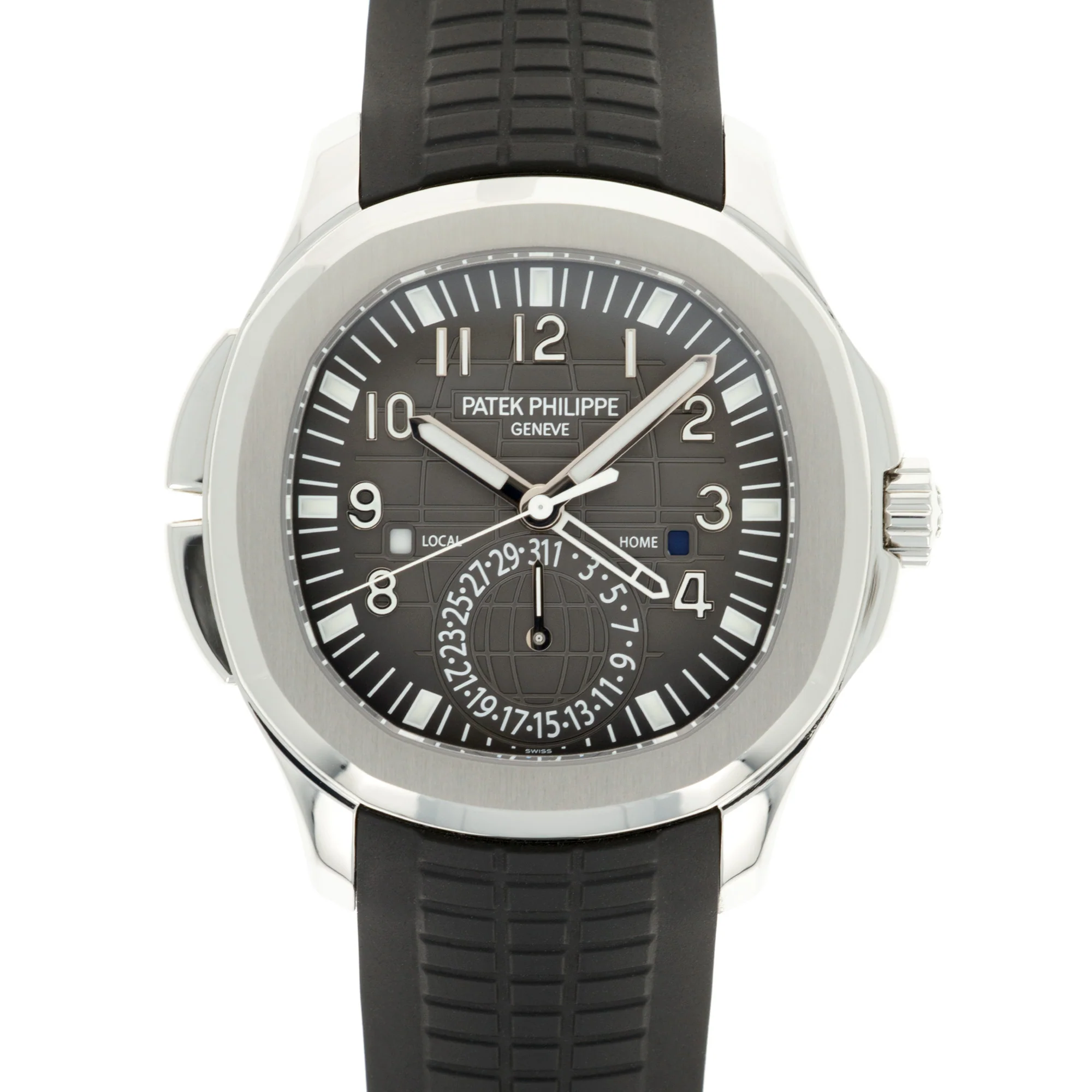Patek Philippe Steel Dual Time Aquanaut Ref. 5164