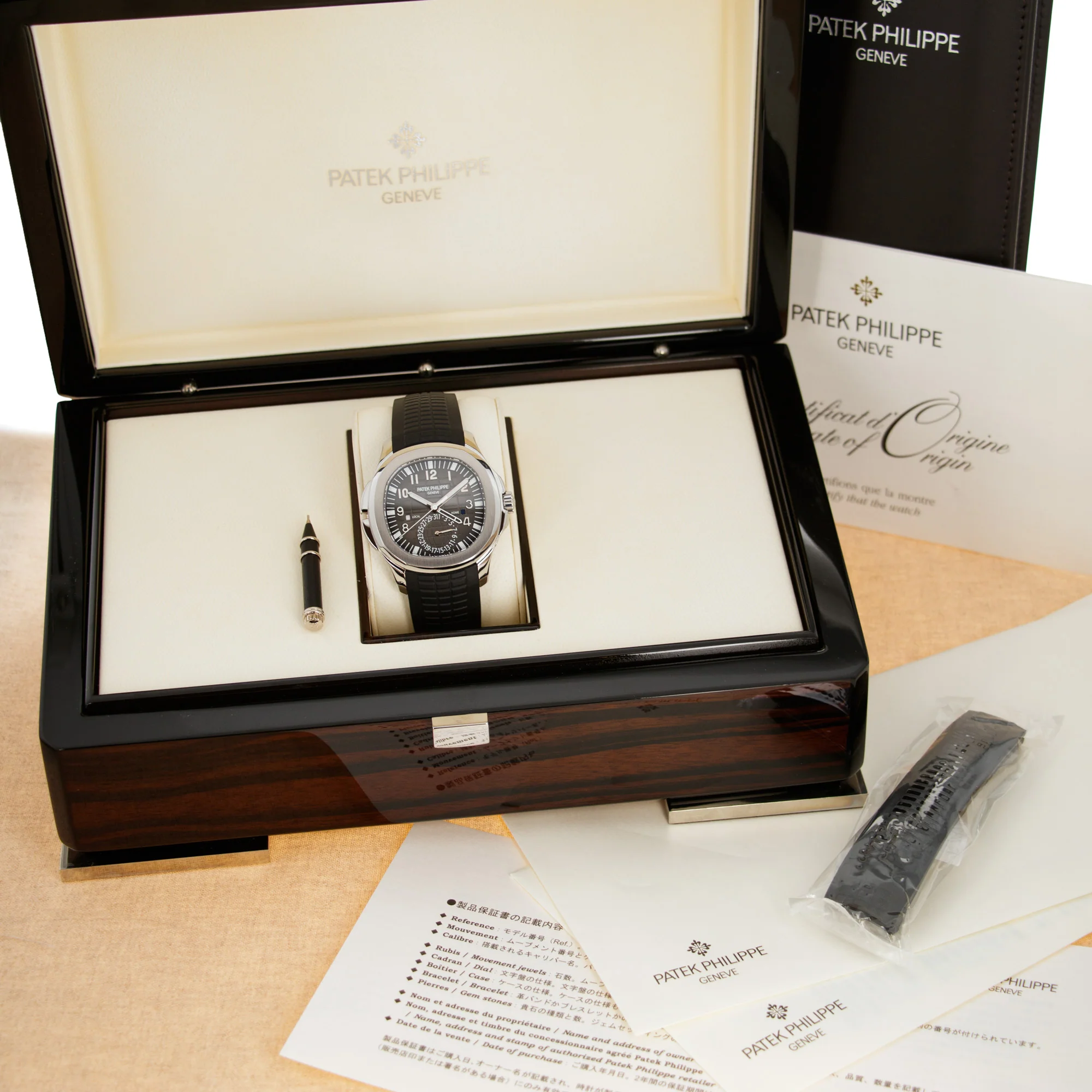 Patek Philippe Steel Dual Time Aquanaut Ref. 5164 - Image 9