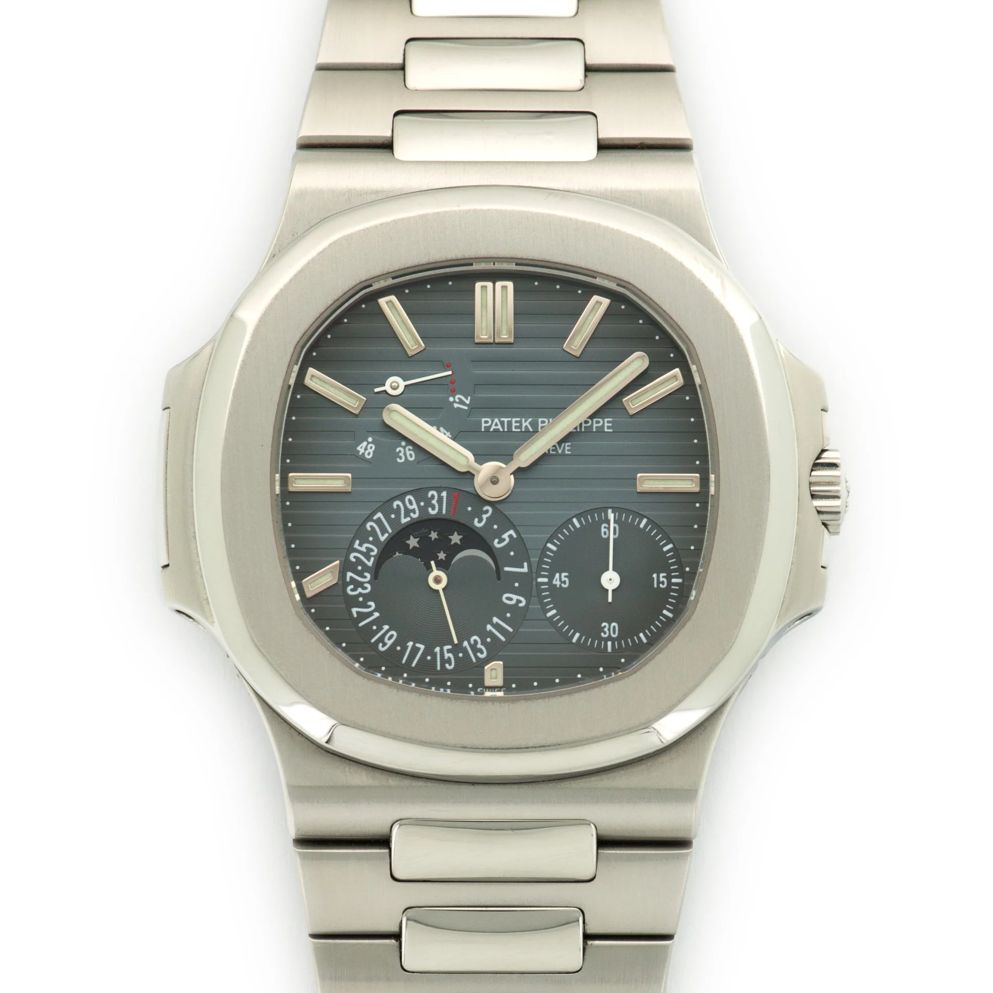 Patek Philippe Steel Nautilus Moonphase Watch Ref. 5712/1A