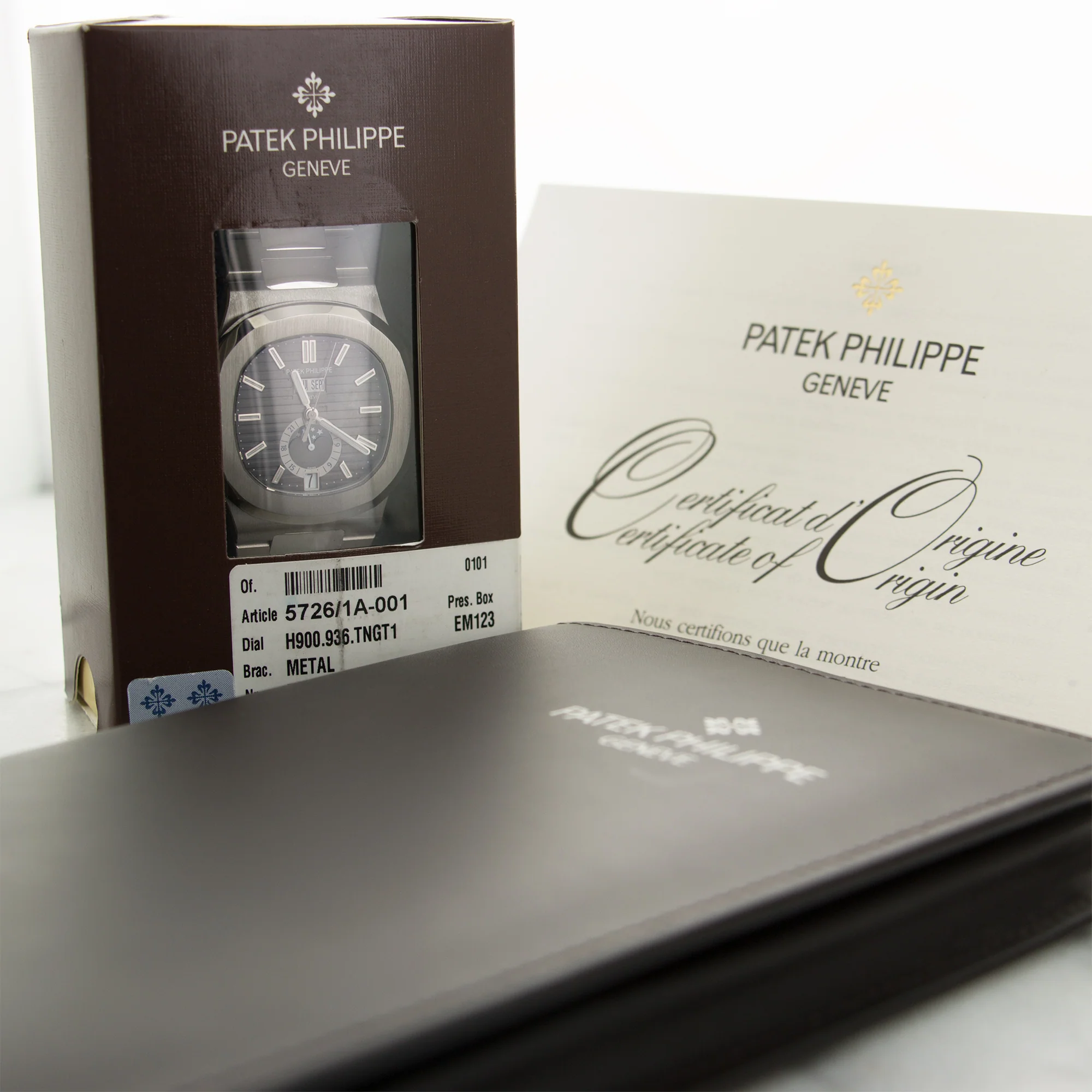 Patek Philippe Steel Nautilus Moonphase Watch Ref. 5726/1A - Image 5