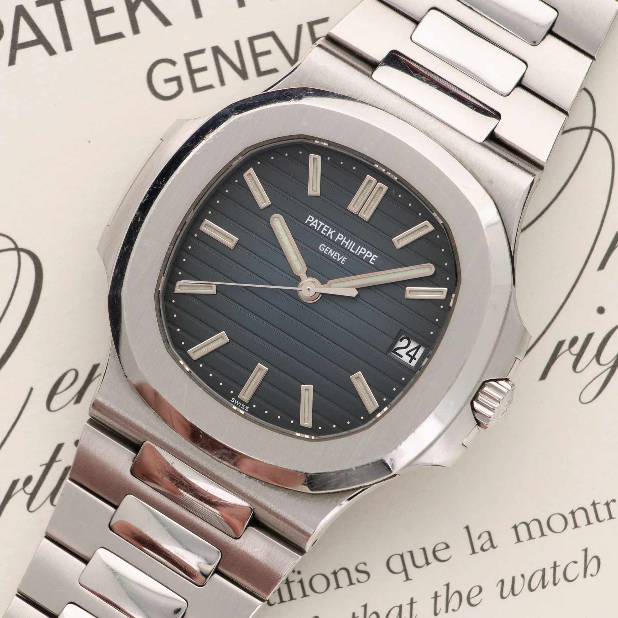 Patek Philippe Steel Nautilus Watch Ref. 5711 with Original Box and Papers - Image 2