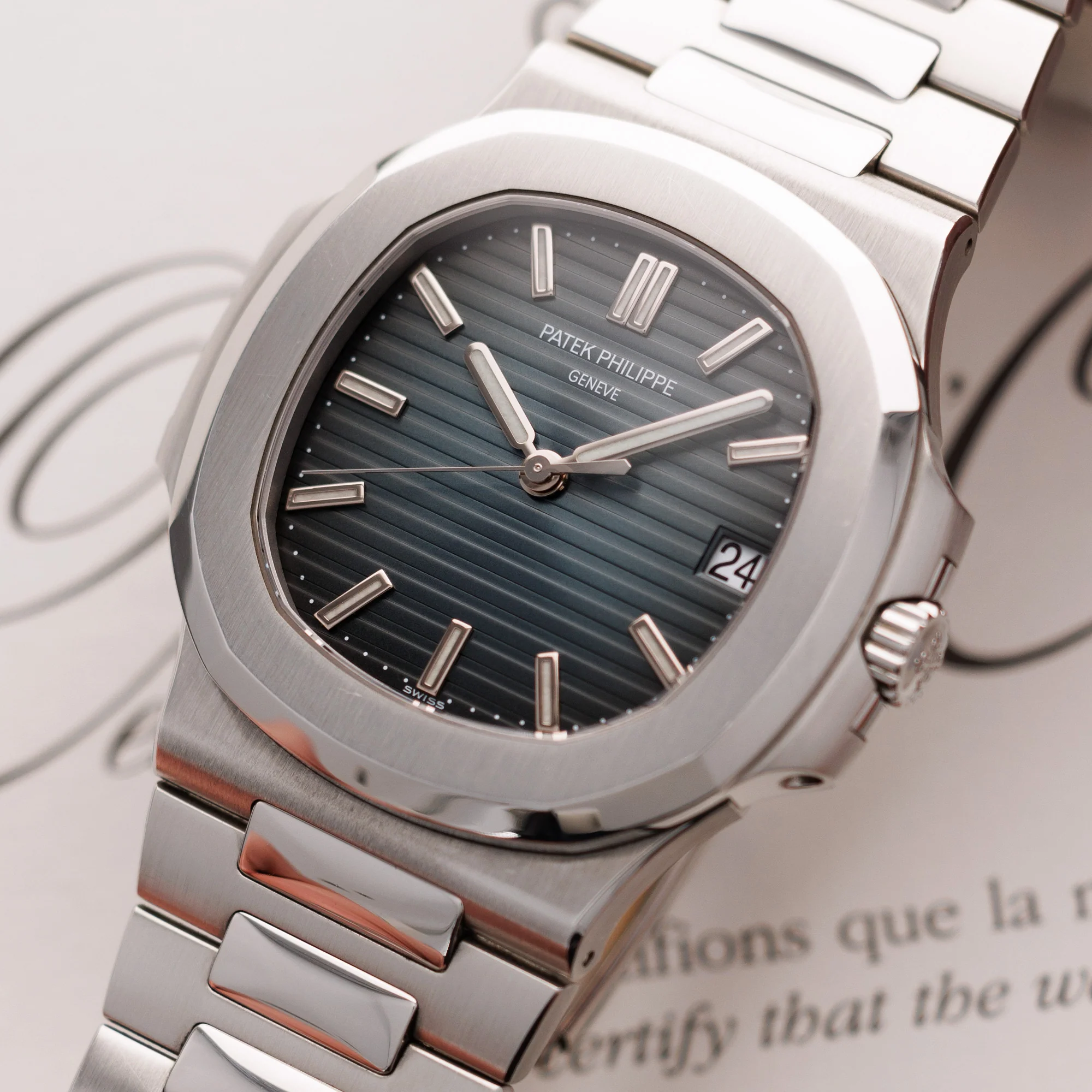 Patek Philippe Steel Nautilus Watch Ref. 5711 - Image 2