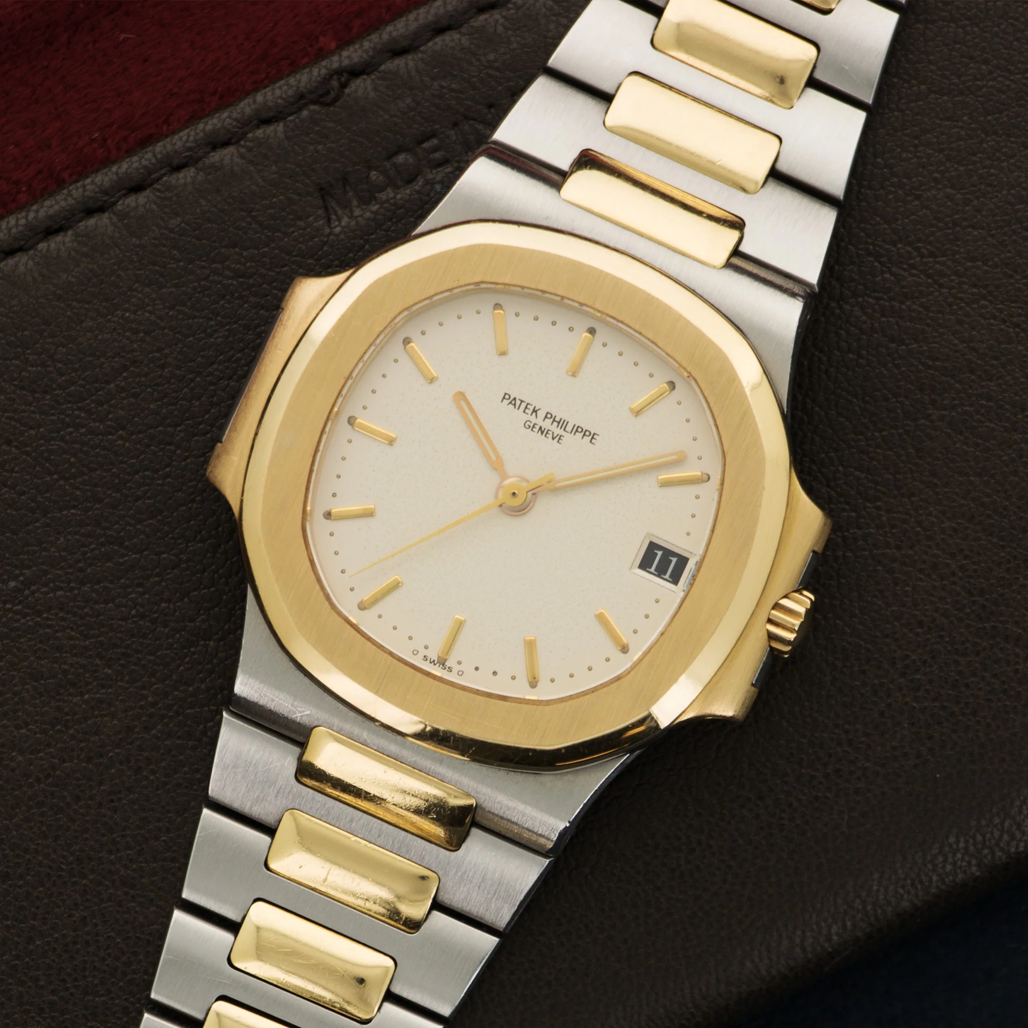 Patek Philippe Two-Tone Nautilus Watch Ref. 3800 - Image 2