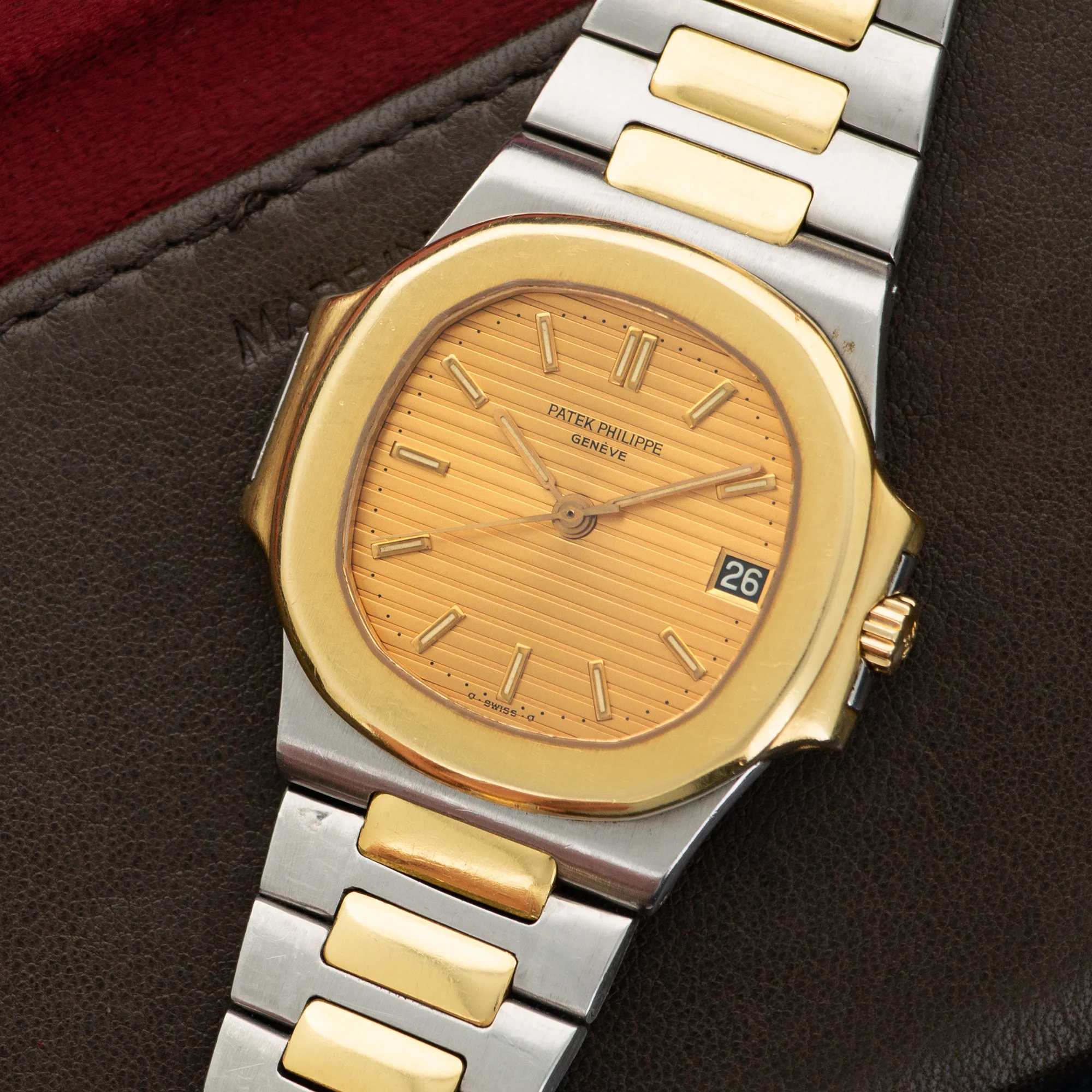 Patek Philippe Two-Tone Nautilus Watch Ref. 3800 - Image 2
