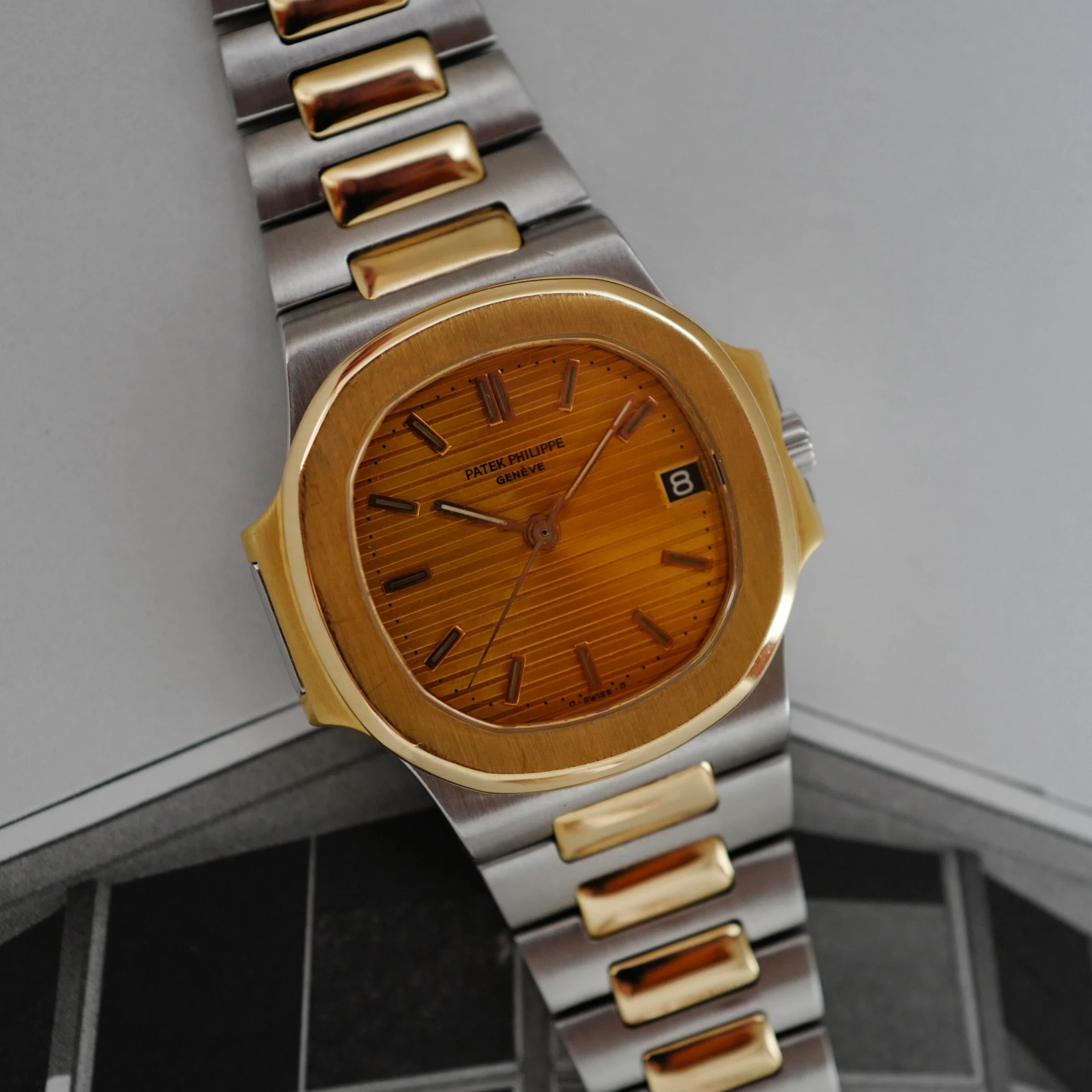 Patek Philippe Two-Tone Nautilus Watch Ref. 3800 - Image 6