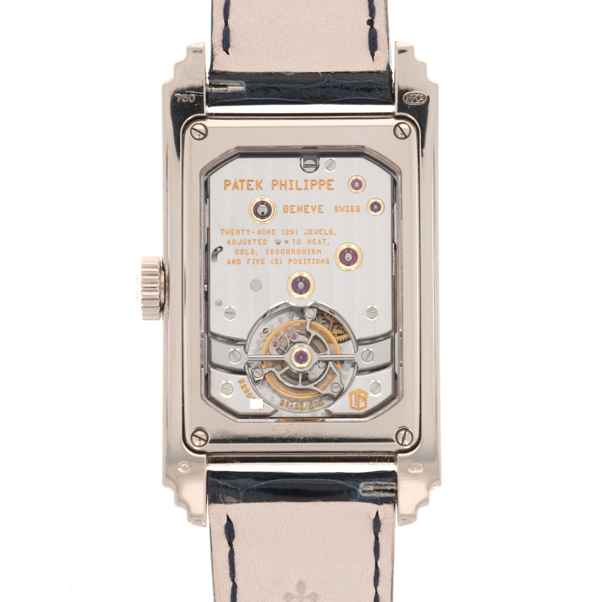 Patek Philippe White Gold 10-Day Tourbillon Watch Ref. 5101 - Image 4
