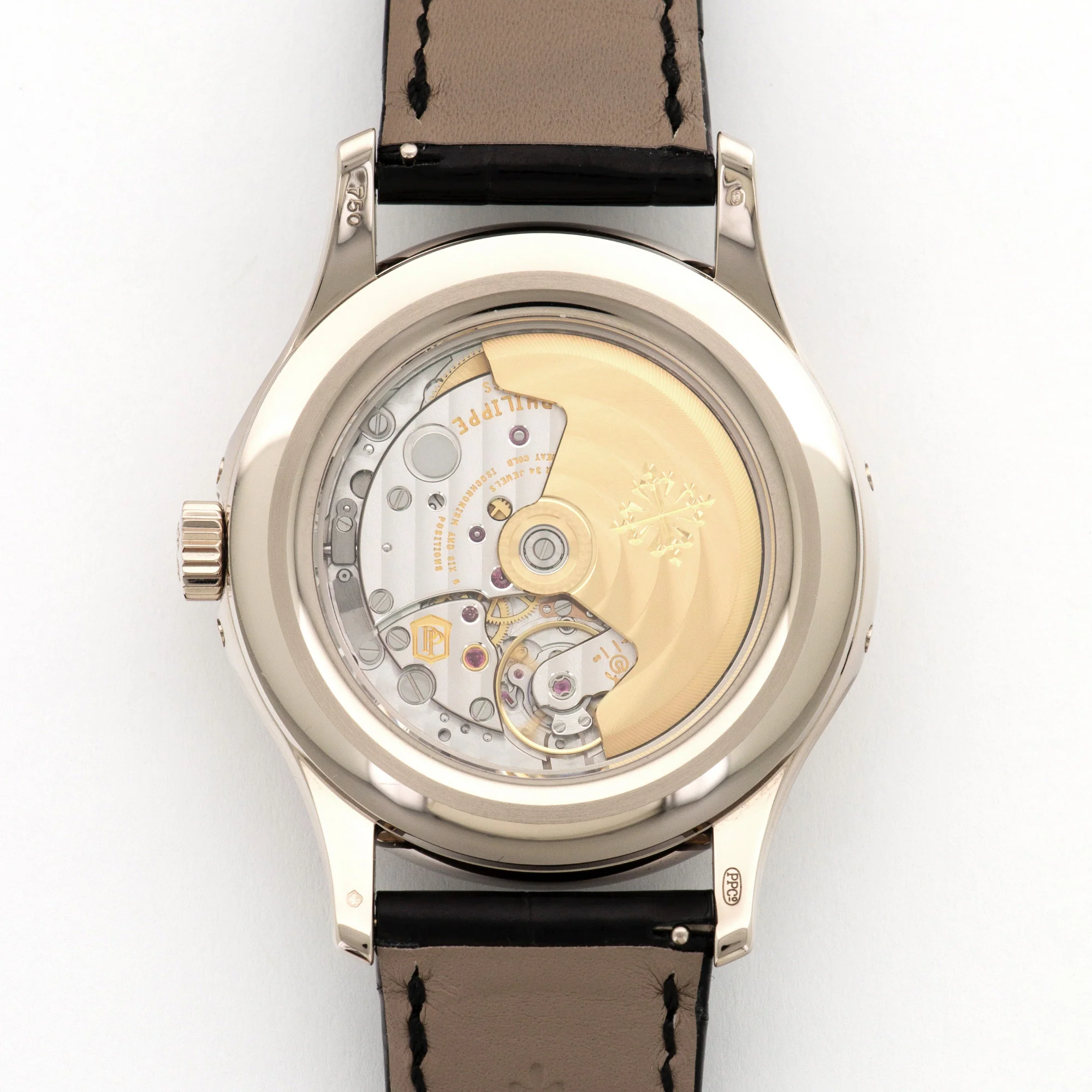 Patek Philippe White Gold Annual Calendar Blue Watch Ref. 5205 - Image 4
