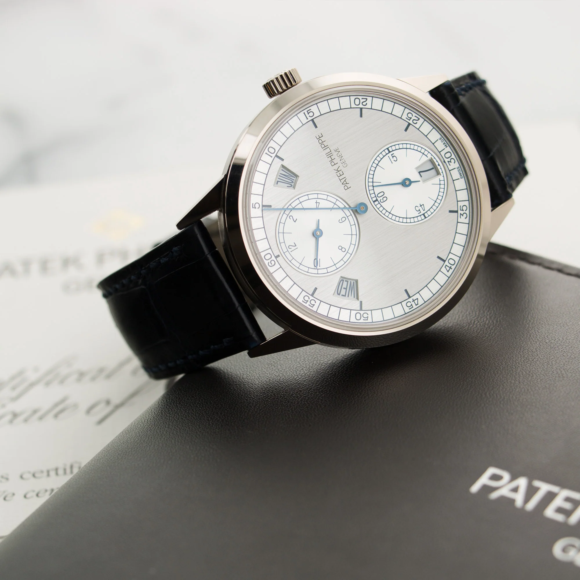 Patek Philippe White Gold Annual Calendar Regulator Watch Ref. 5235 - Image 6