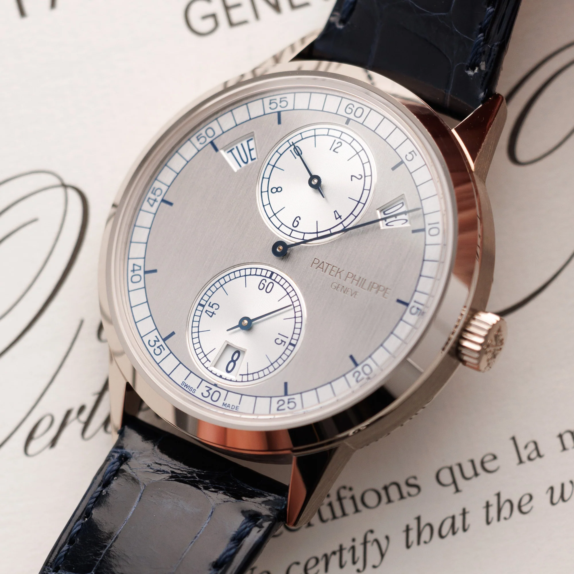 Patek Philippe White Gold Annual Calendar Regulator Watch Ref. 5235 - Image 2