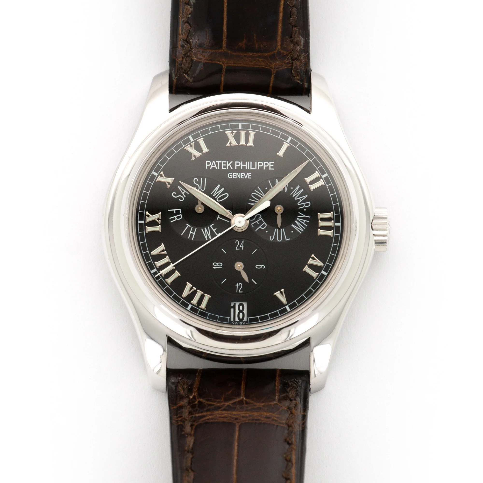 Patek Philippe White Gold Annual Calendar Watch Ref. 5035