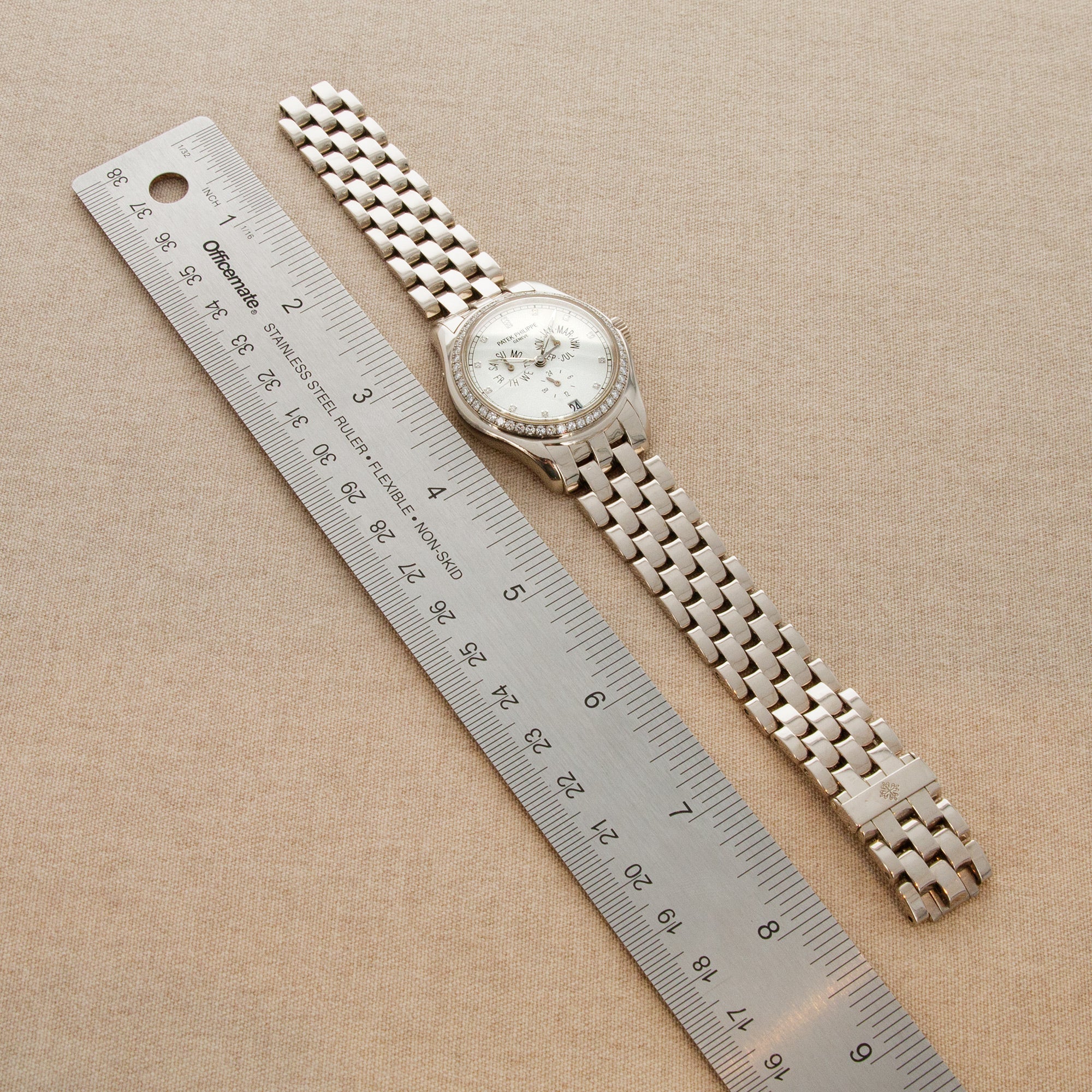 Patek Philippe White Gold Annual Calendar Watch Ref. 5037 - Image 4
