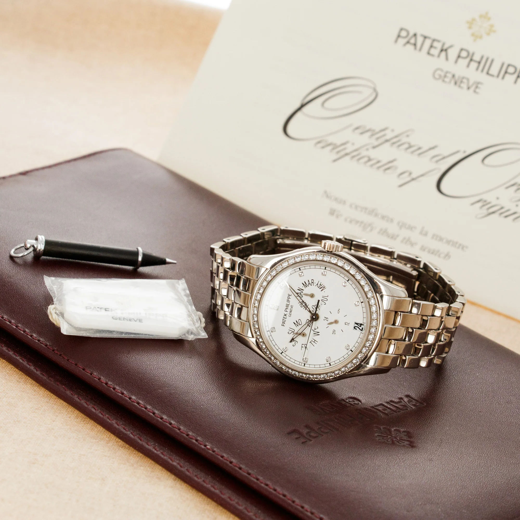 Patek Philippe White Gold Annual Calendar Watch Ref. 5037 - Image 5