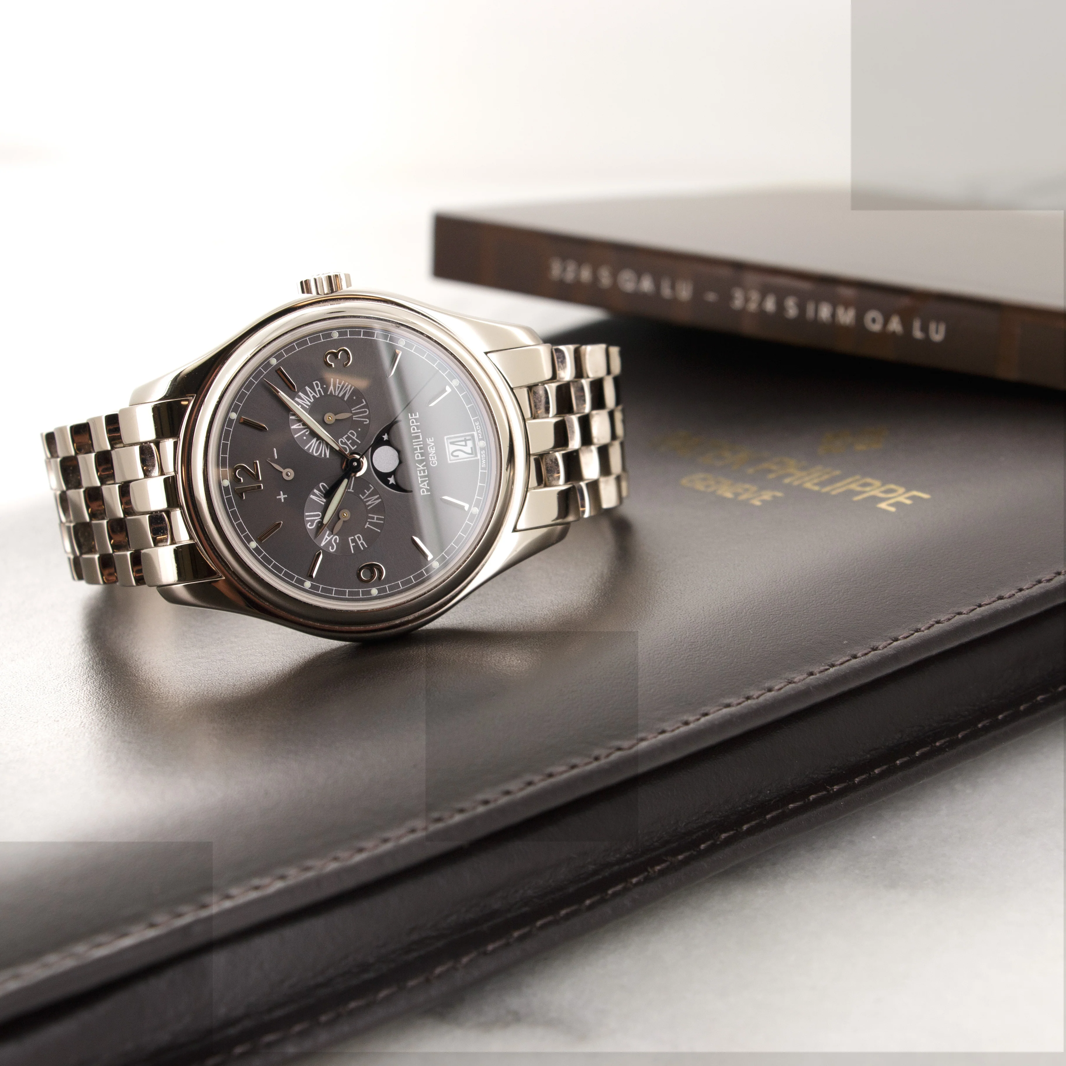 Patek Philippe White Gold Annual Calendar Watch Ref. 5146 - Image 6