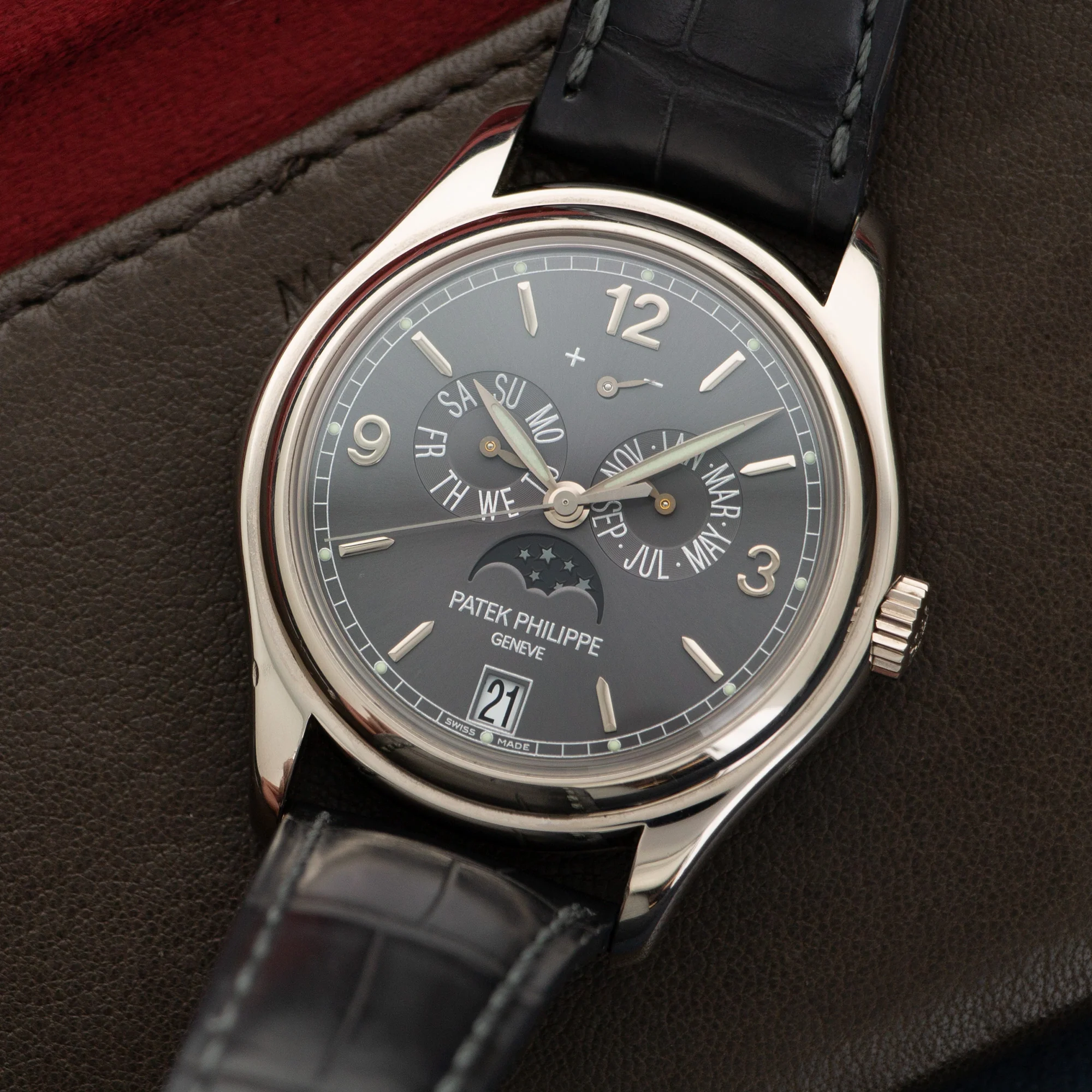 Patek Philippe White Gold Annual Calendar Watch Ref. 5146G - Image 2