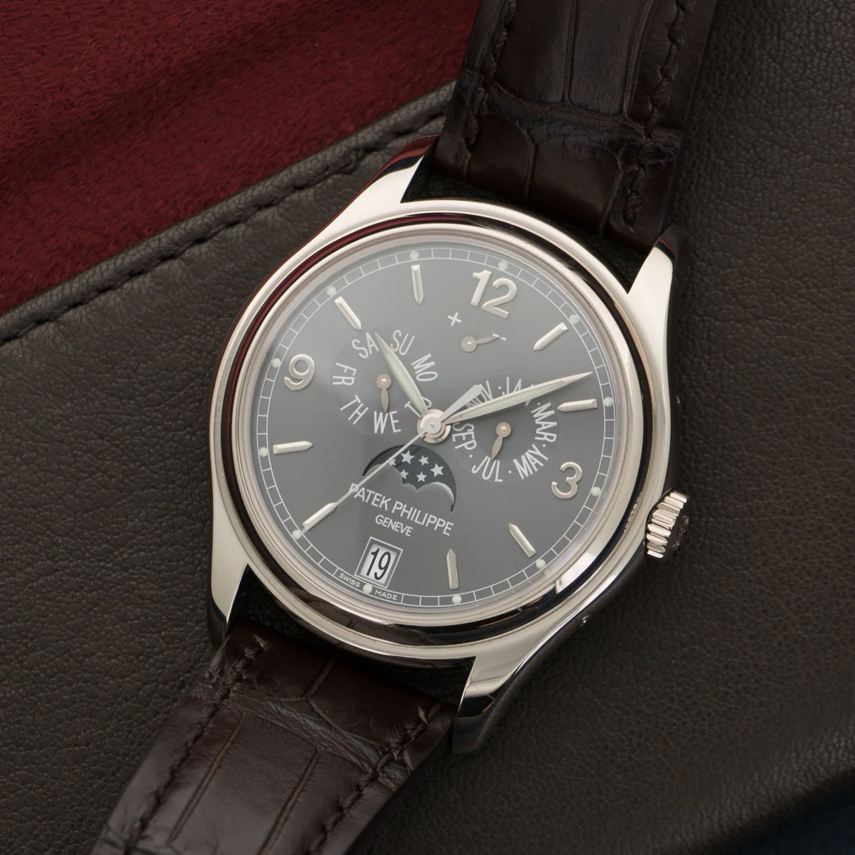 Patek Philippe White Gold Annual Calendar Watch Ref. 5146G - Image 2