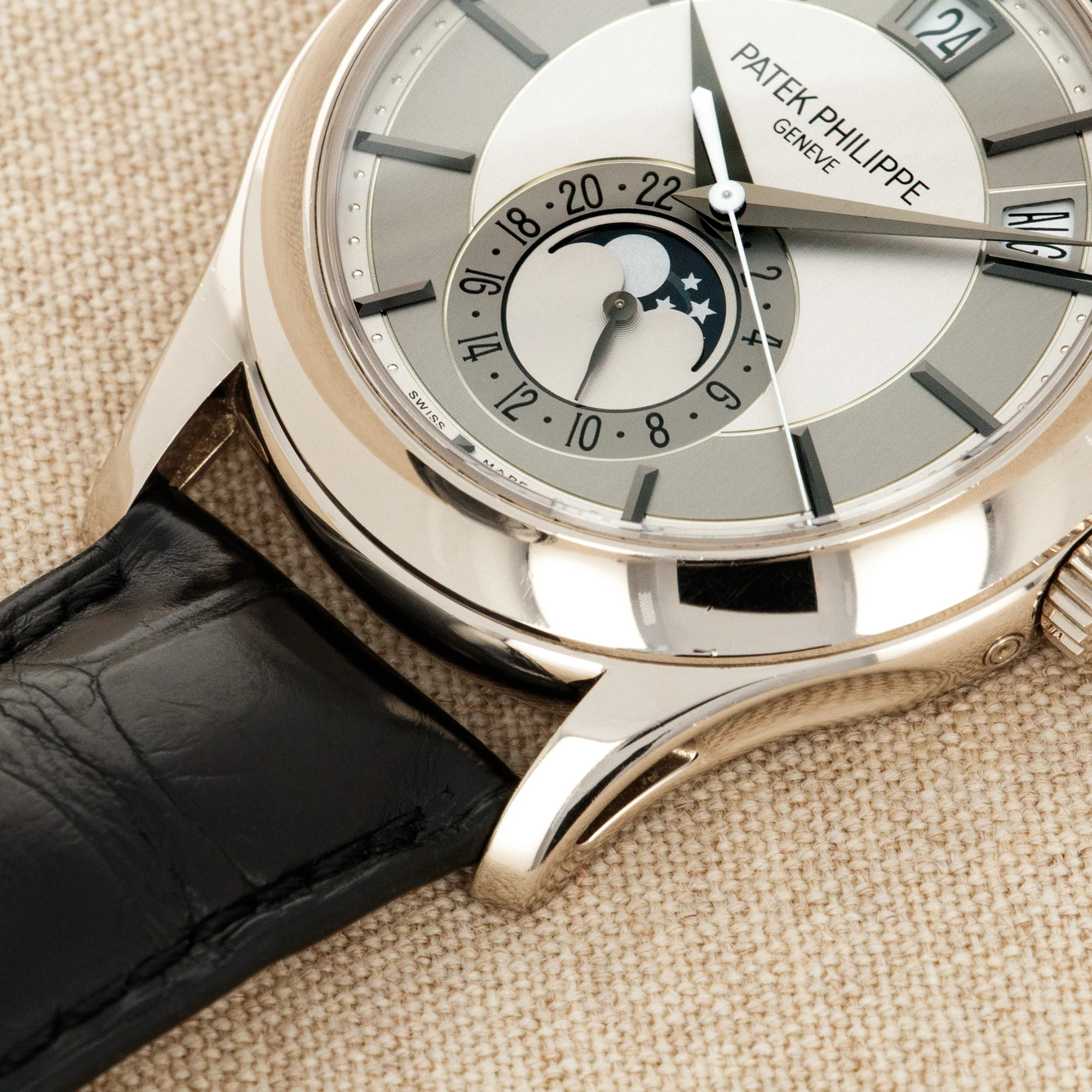 Patek Philippe White Gold Annual Calendar Watch Ref. 5205 - Image 4