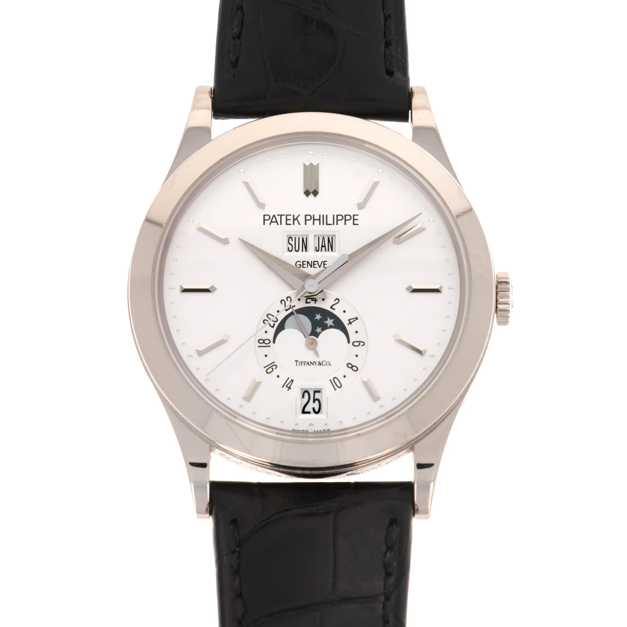 Patek Philippe White Gold Annual Calendar Watch, Ref. 5396. Retailed by Tiffany & Co.