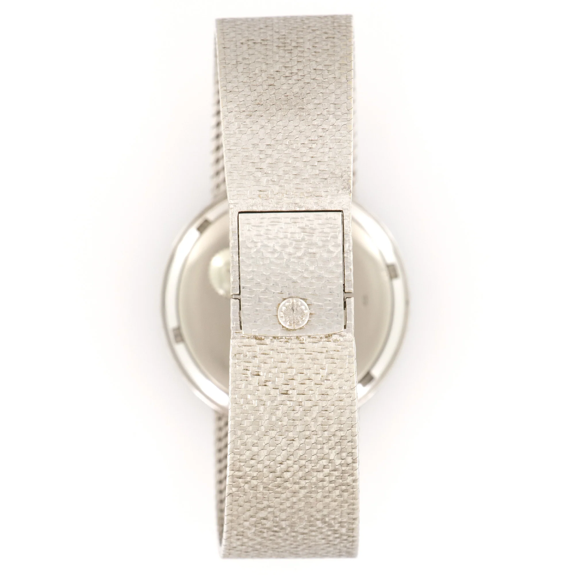 Patek Philippe White Gold Automatic Diamond Watch Ref. 3563 - Image 5