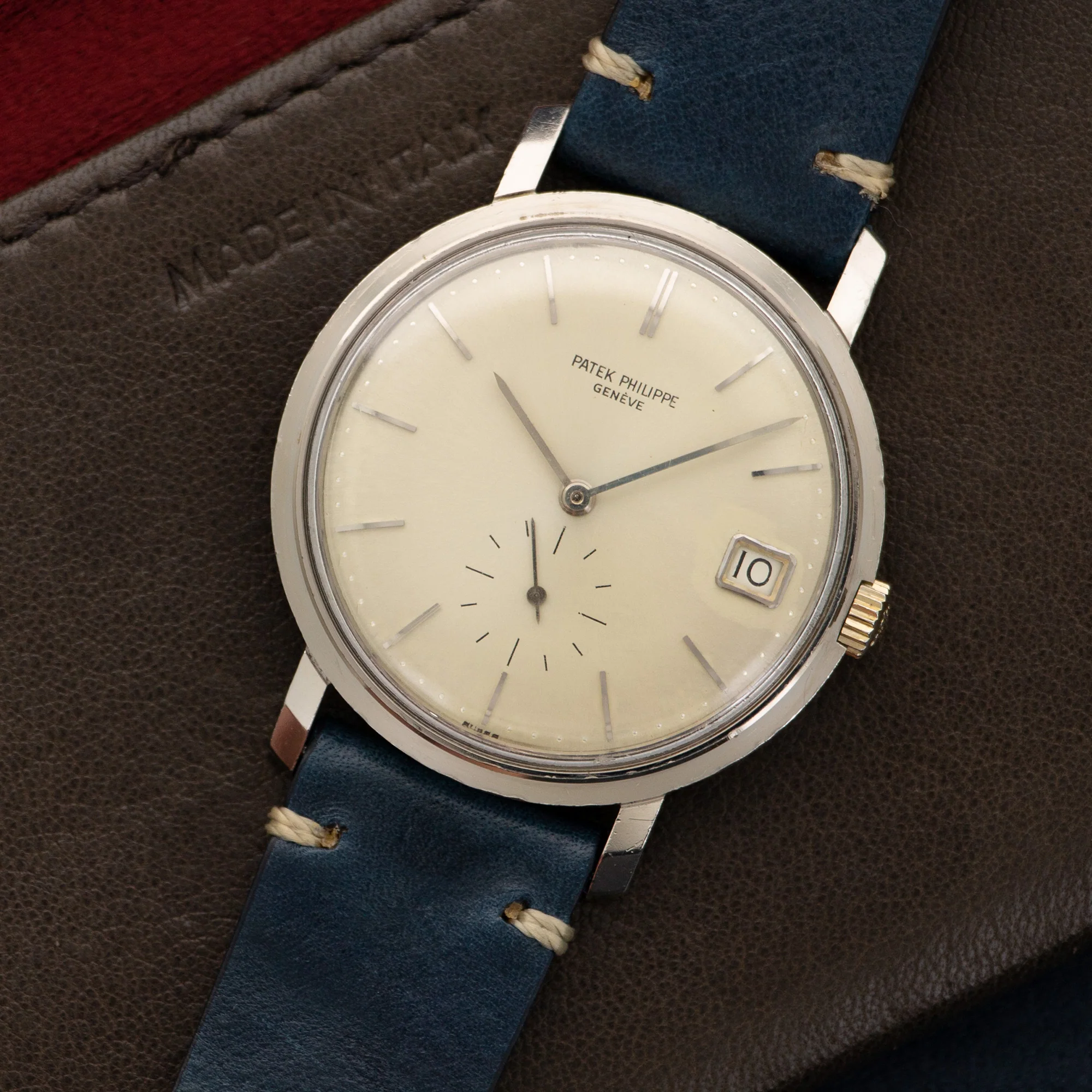 Patek Philippe White Gold Automatic Watch Ref. 3445 - Image 2