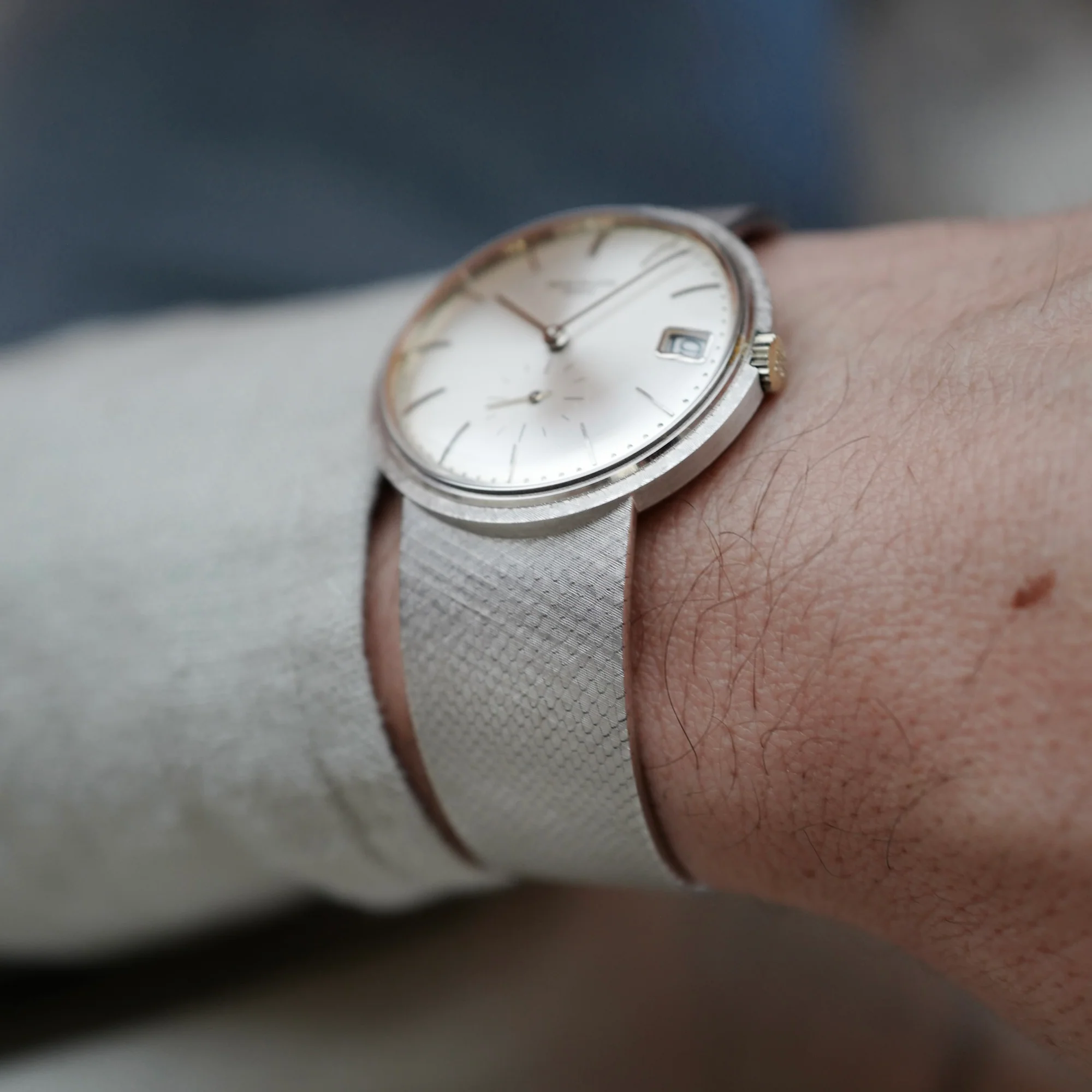 Patek Philippe White Gold Automatic Watch Ref. 3445 - Image 9