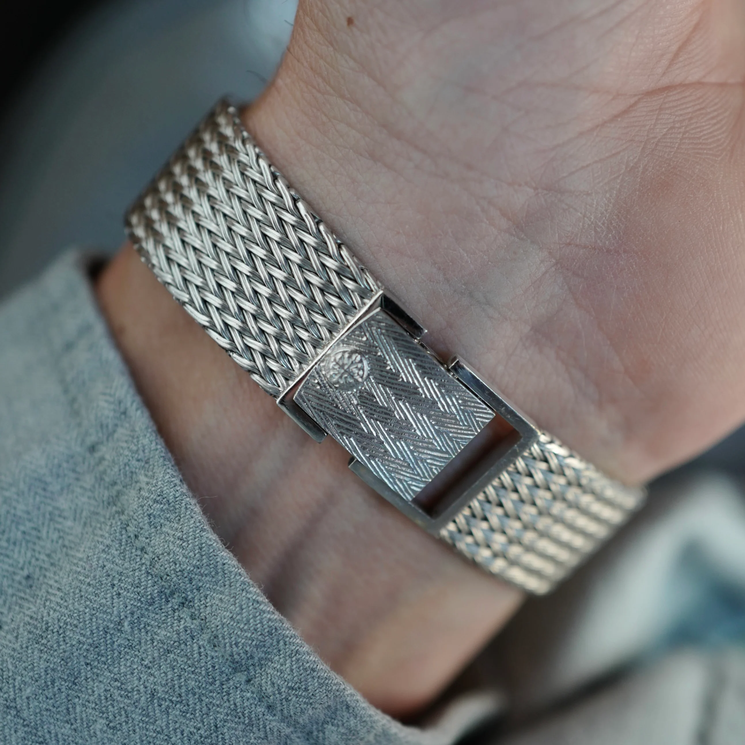 Patek Philippe White Gold Automatic Watch Ref. 3589 - Image 8