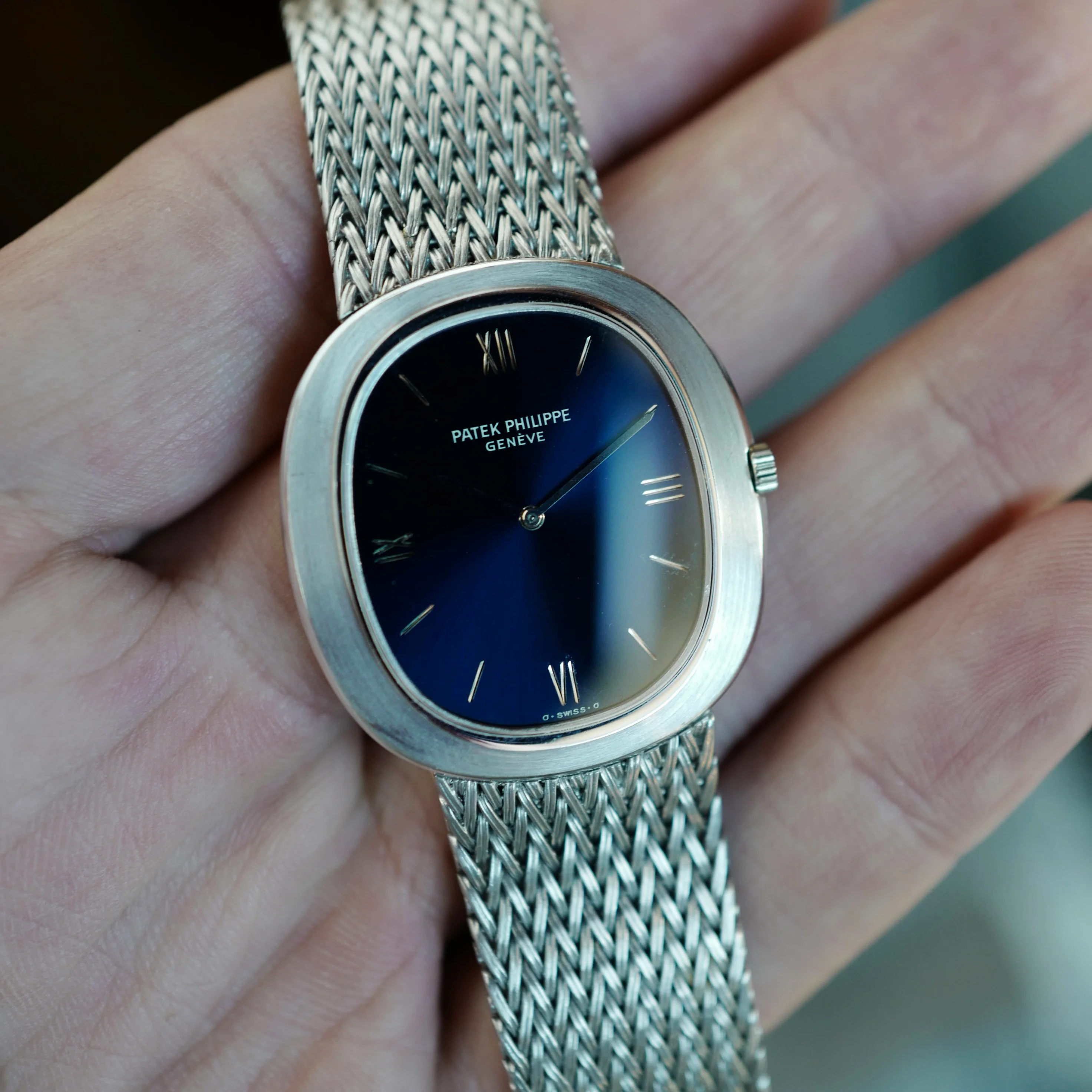 Patek Philippe White Gold Automatic Watch Ref. 3589 - Image 9