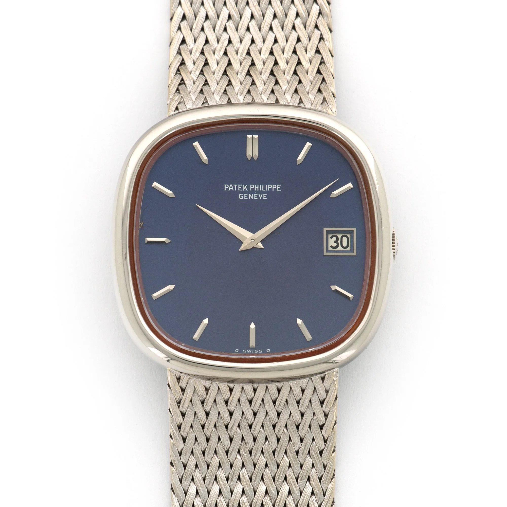 Patek Philippe White Gold Automatic Watch Ref 3604