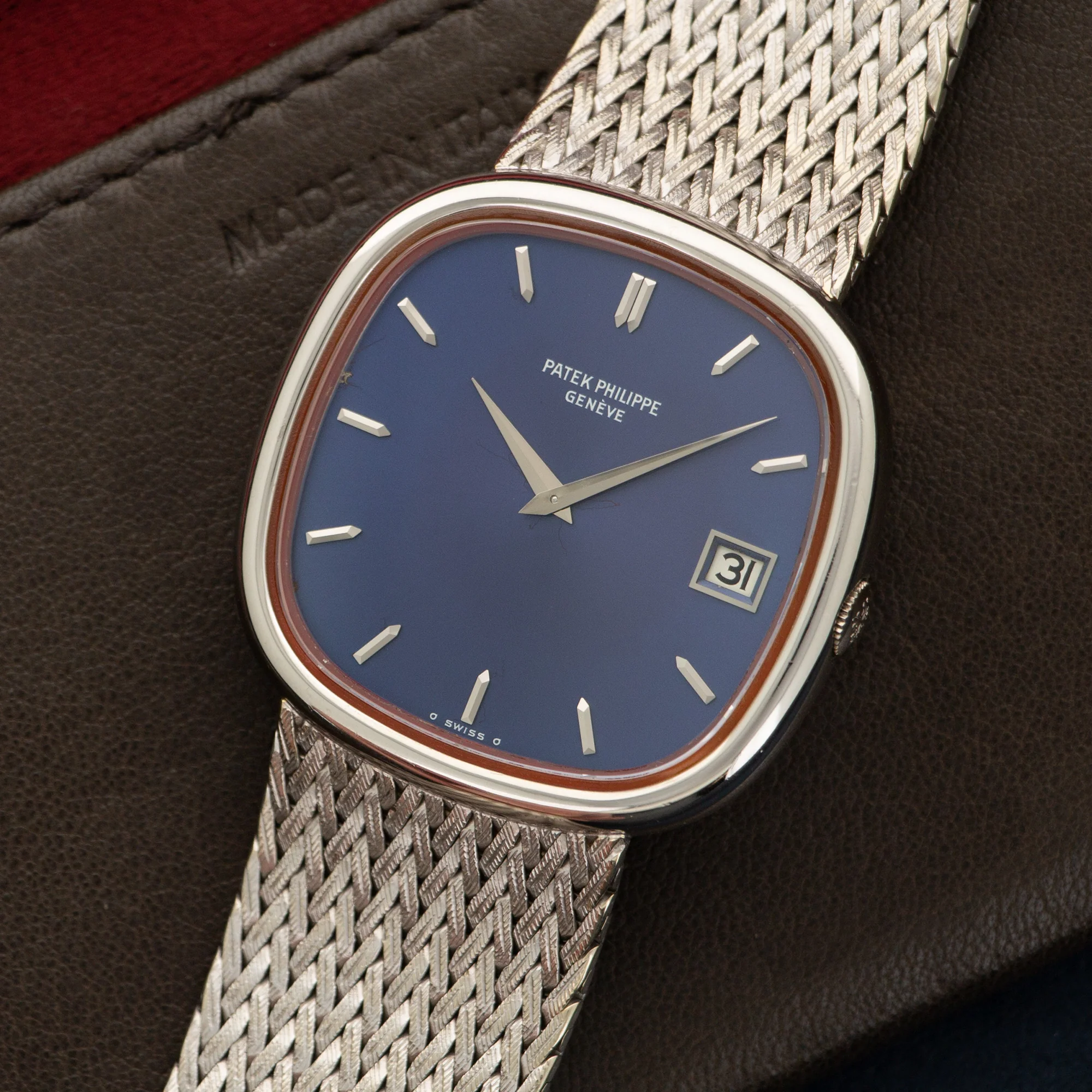 Patek Philippe White Gold Automatic Watch Ref 3604 - Image 2