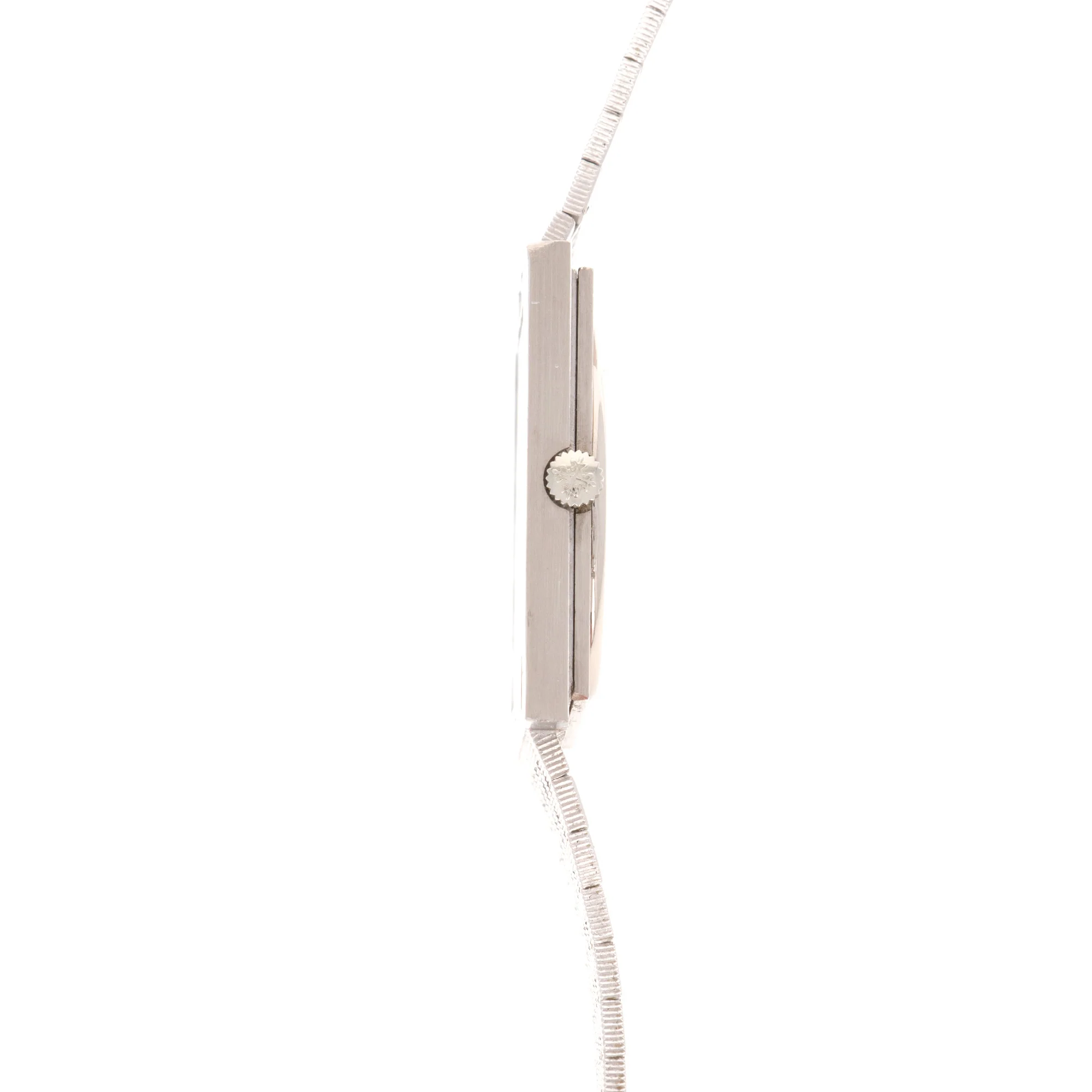 Patek Philippe White Gold Baguette Diamond Watch Ref. 3540 - Image 3