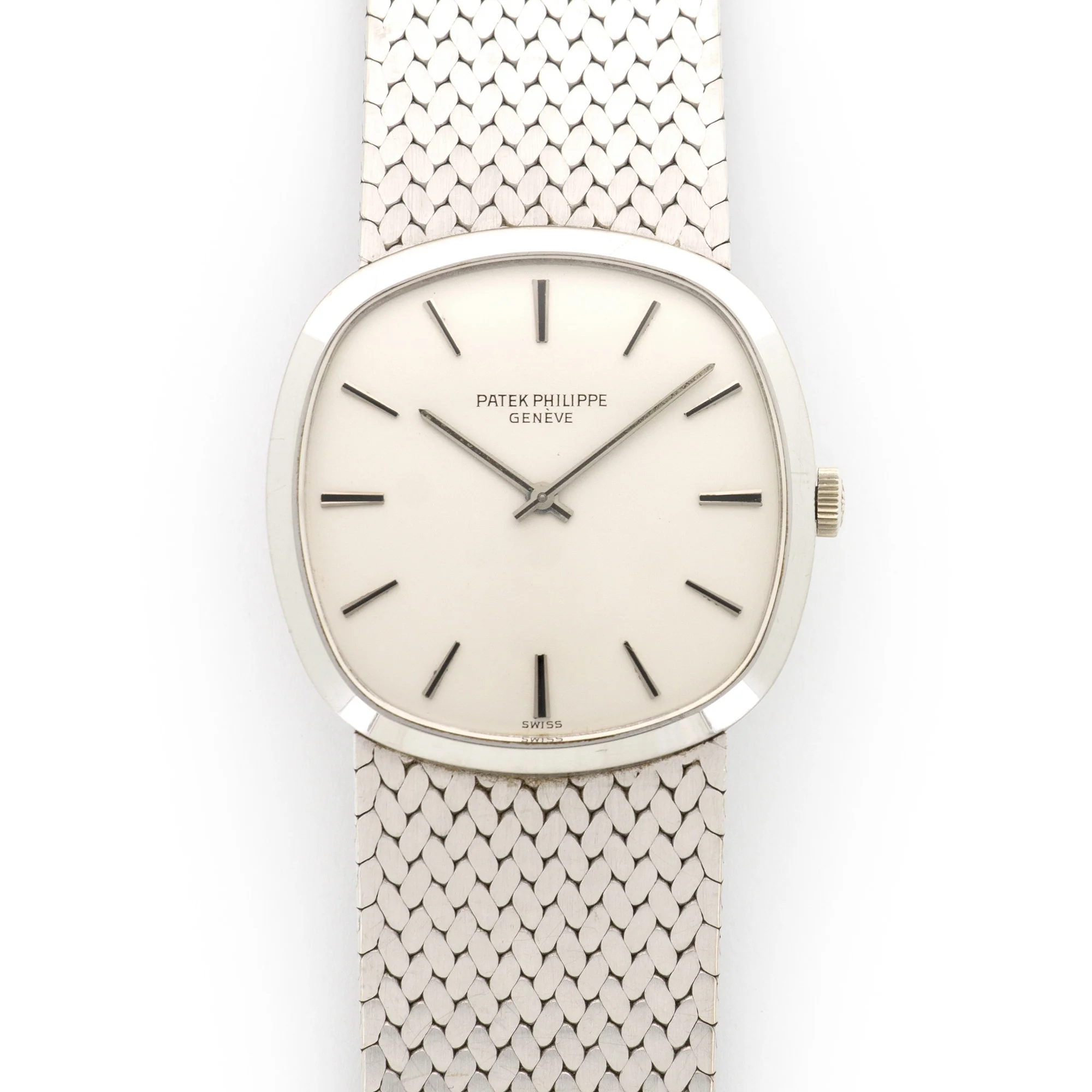 Patek Philippe White Gold Bracelet Watch Ref. 3544, with Original Paper