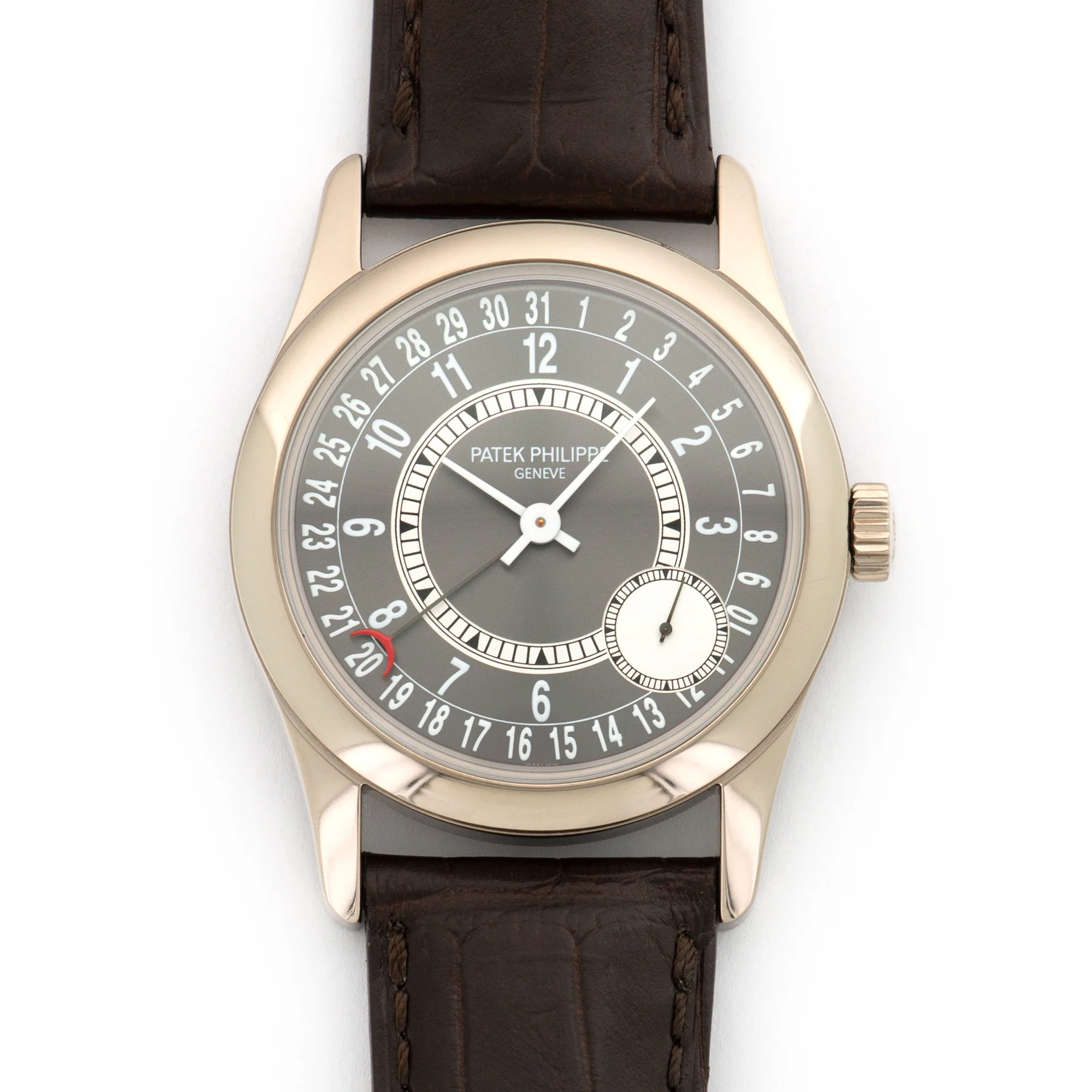 Patek Philippe White Gold Calatrava Automatic Watch Ref. 6000