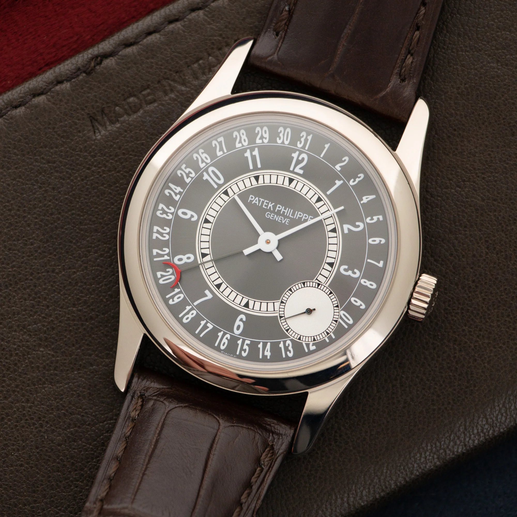 Patek Philippe White Gold Calatrava Automatic Watch Ref. 6000 - Image 2