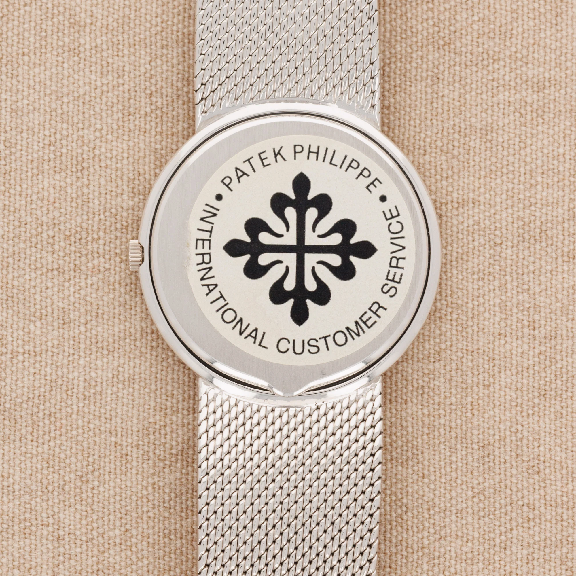 Patek Philippe White Gold Calatrava Bracelet Watch Ref. 3606 - Image 3